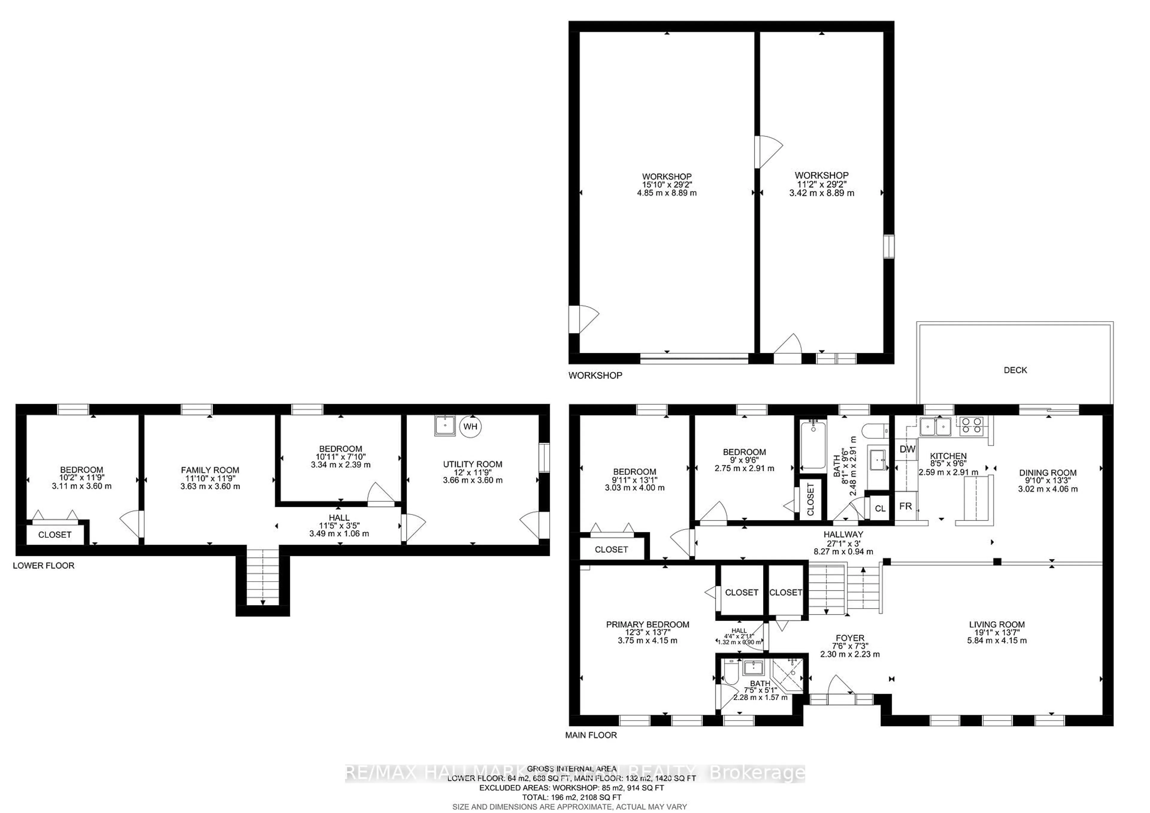 Floor plan for 2644 Mary Nichol's Rd, Selwyn Ontario K0L 2H0