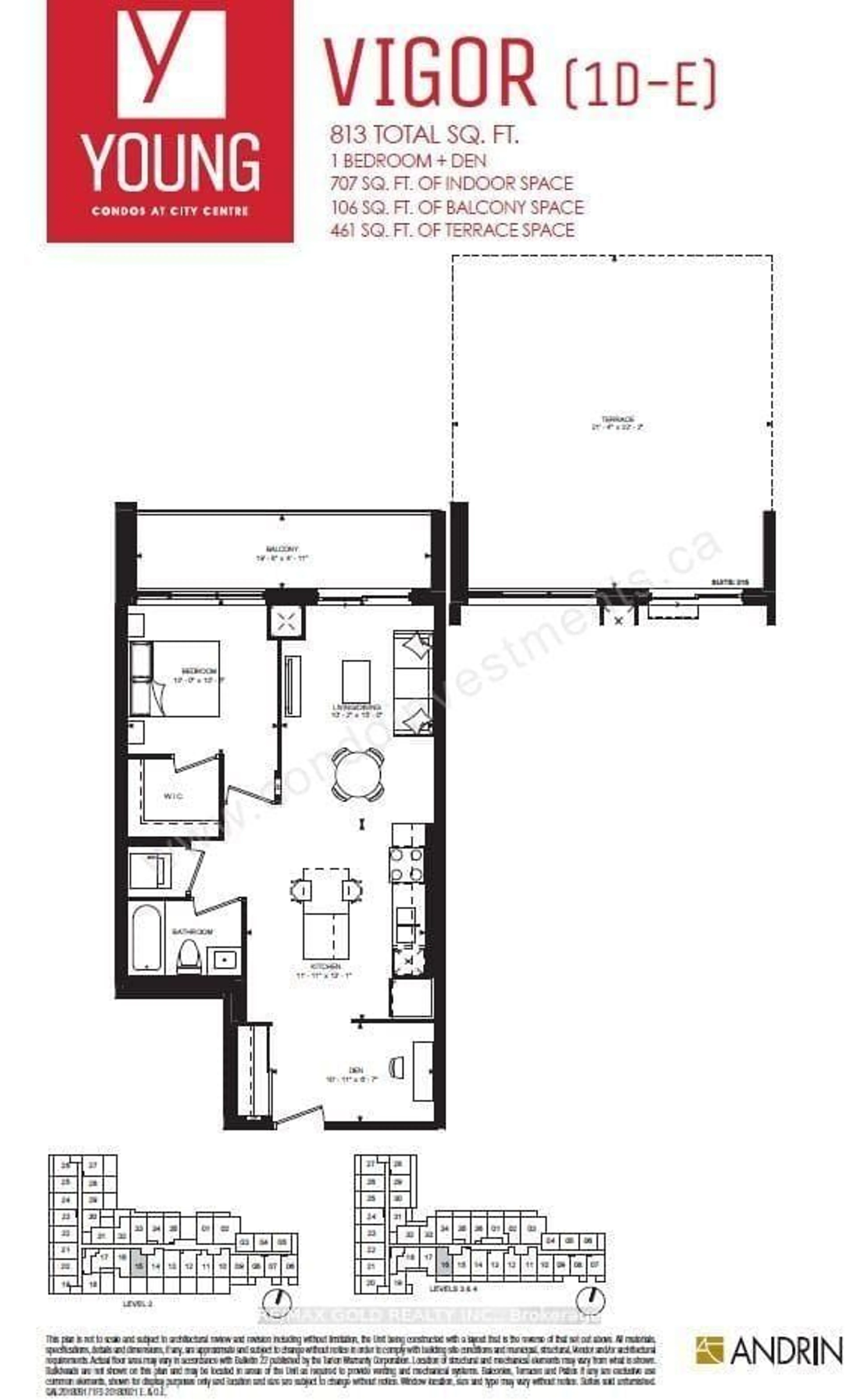 Floor plan for 55 Duke St #416, Kitchener Ontario N2H 0C9