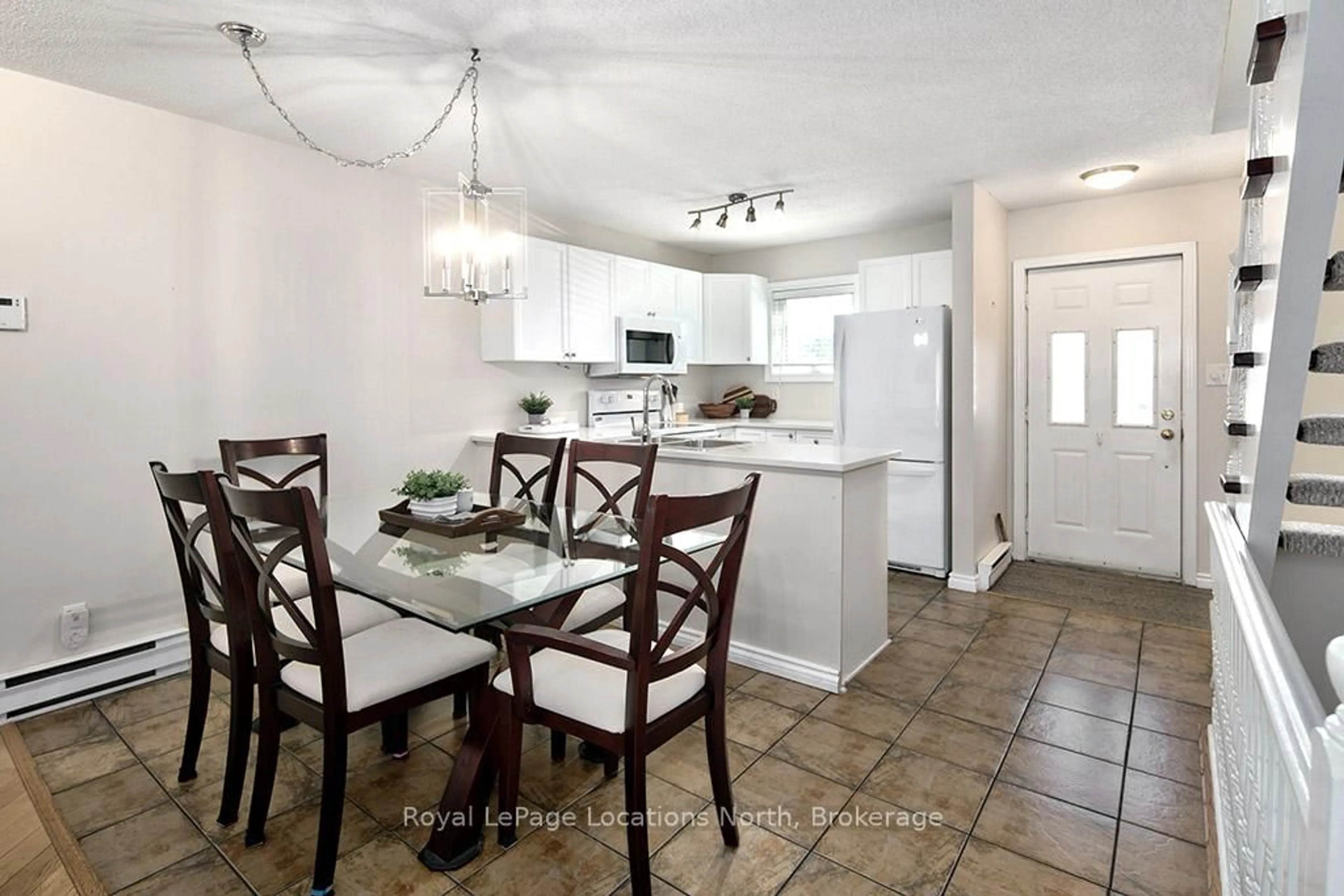 Open concept kitchen, ceramic/tile floor for 100 Alice St #52, Blue Mountains Ontario N0H 2P0