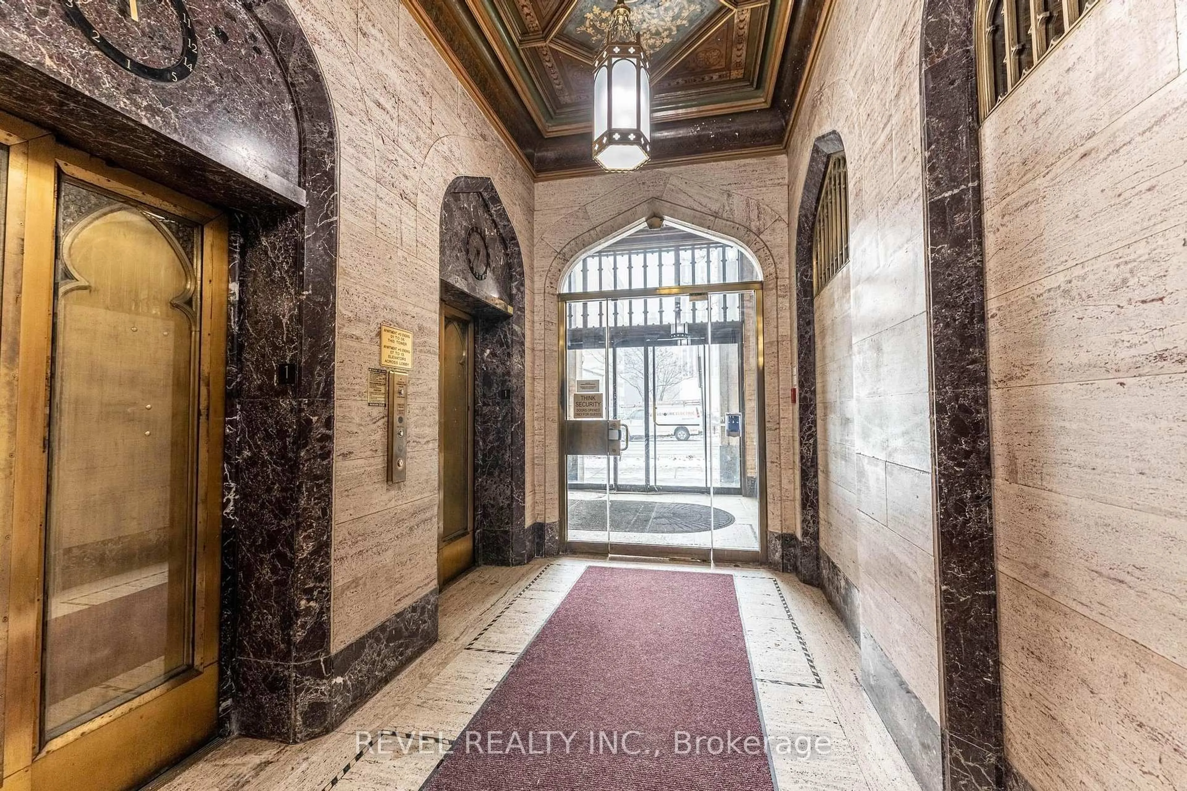 Indoor foyer for 36 James St #303, Hamilton Ontario L8P 4W4