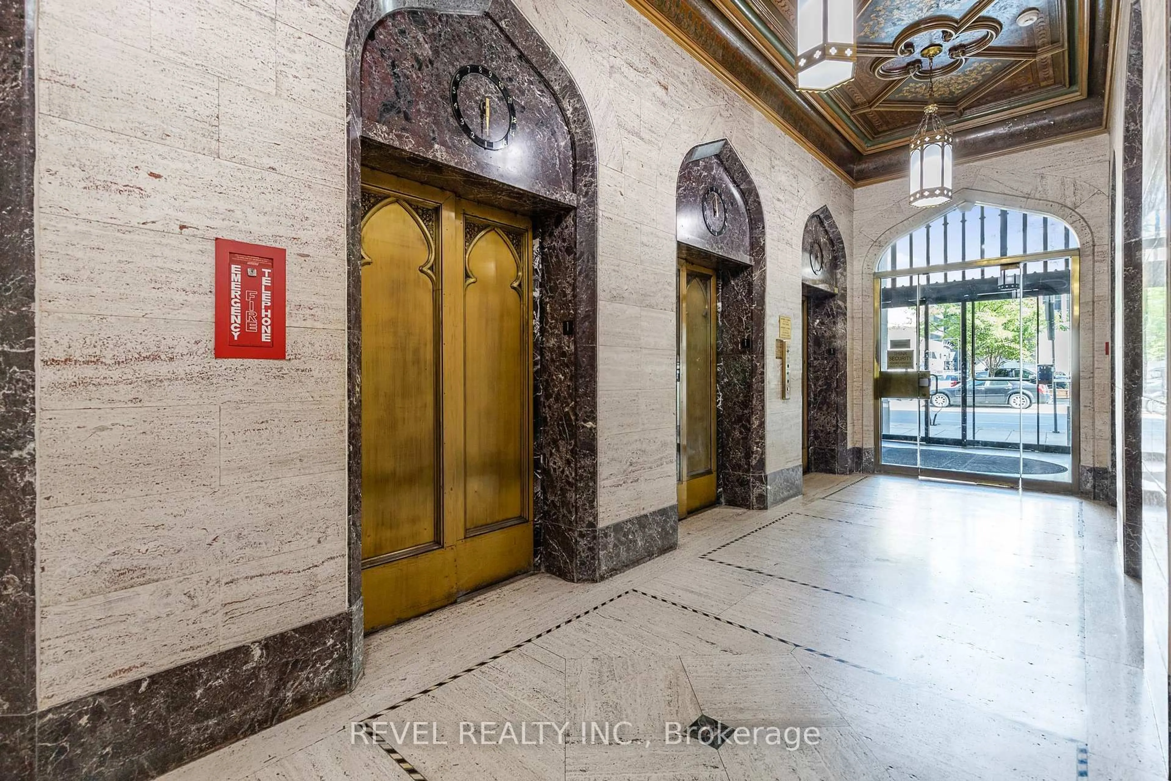 Indoor foyer for 36 James St #303, Hamilton Ontario L8P 4W4