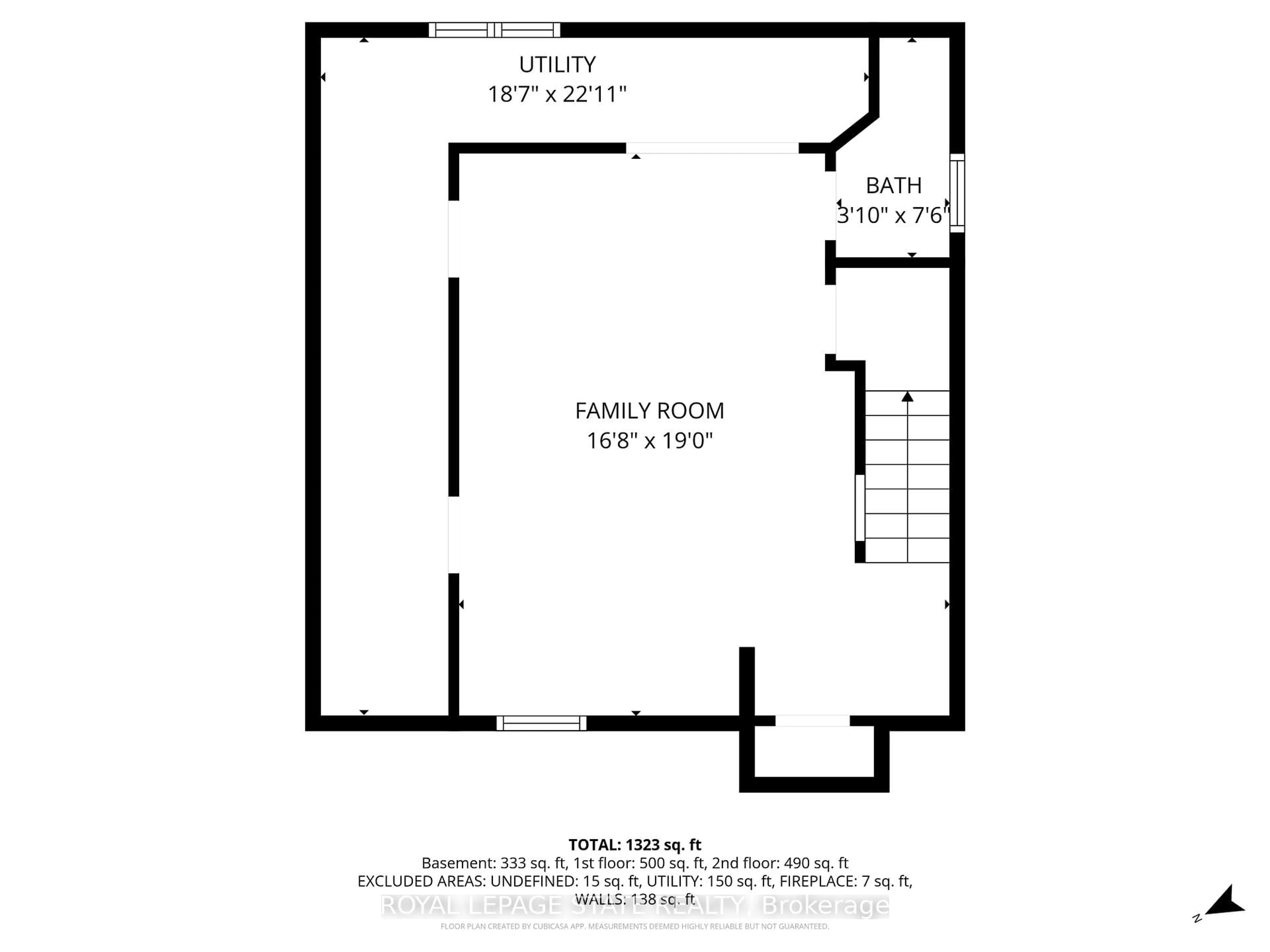 Floor plan for 61 Abigail Ave, Brantford Ontario N3R 4S2