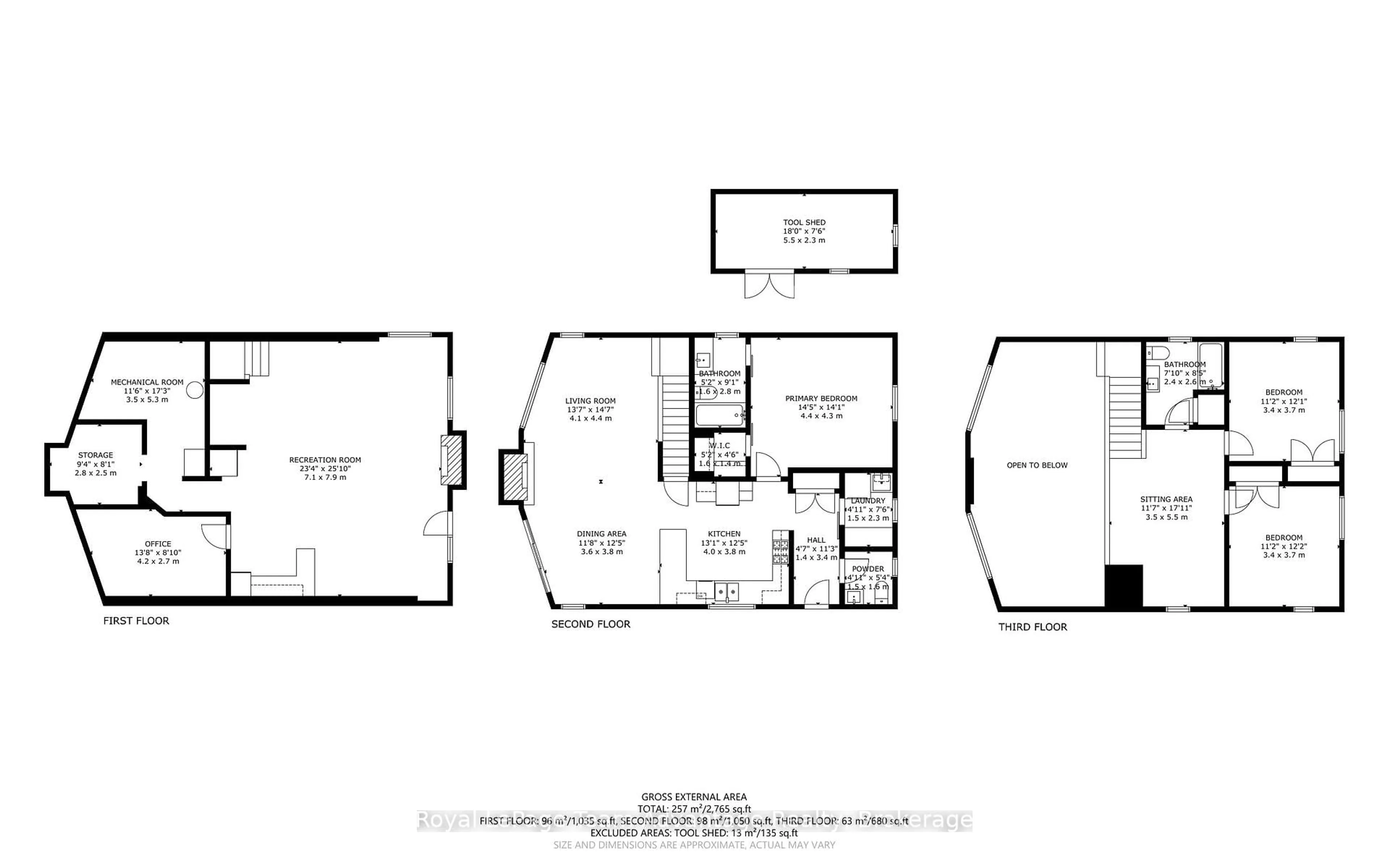 Floor plan for 17 Hagerman Crt, Seguin Ontario P2A 0B2