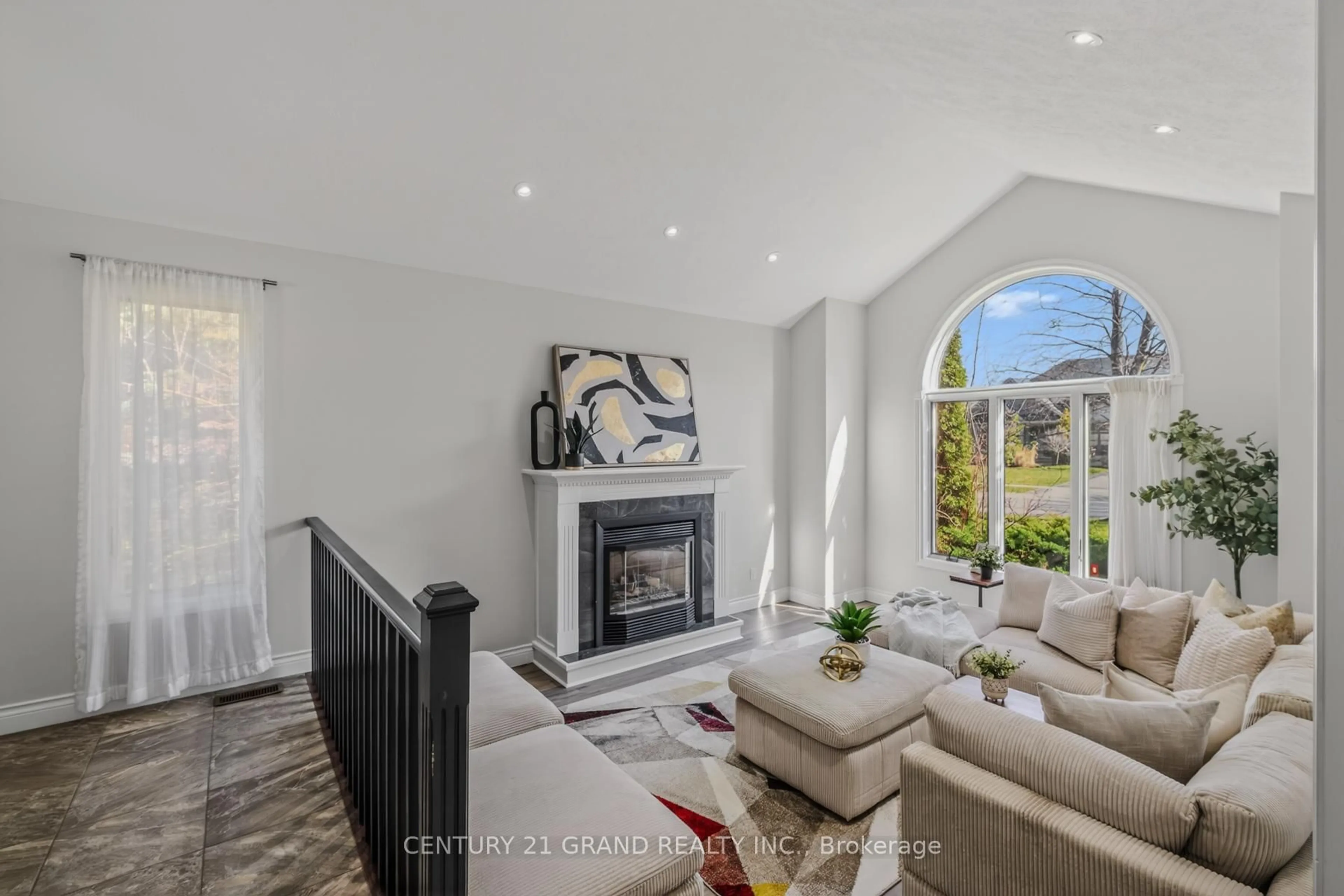 Living room with furniture, unknown for 27 Kerr Shaver Terr, Brantford Ontario N3T 6H8