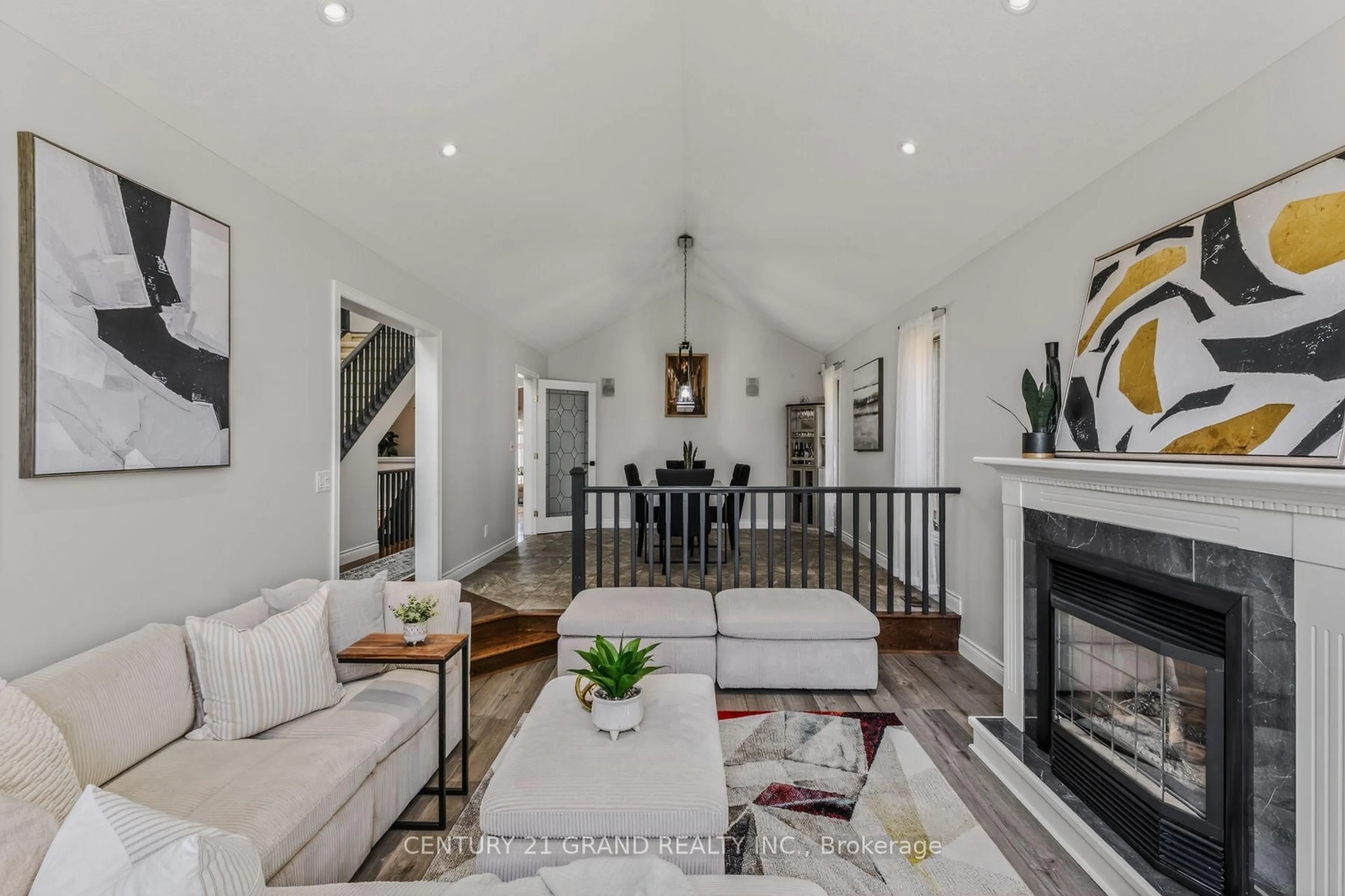 Living room with furniture, unknown for 27 Kerr Shaver Terr, Brantford Ontario N3T 6H8