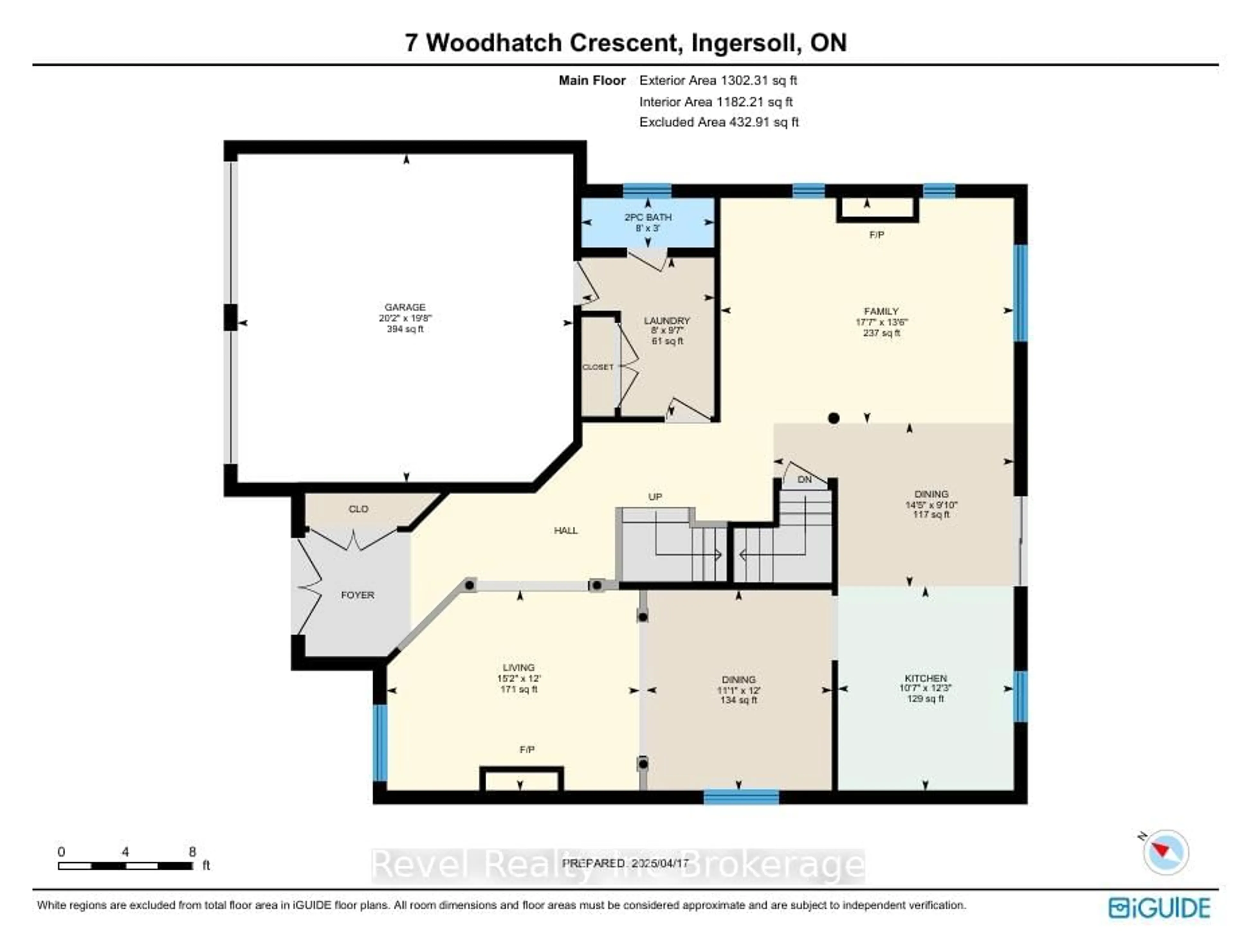 Floor plan for 7 Woodhatch Cres, Ingersoll Ontario N5C 0A2