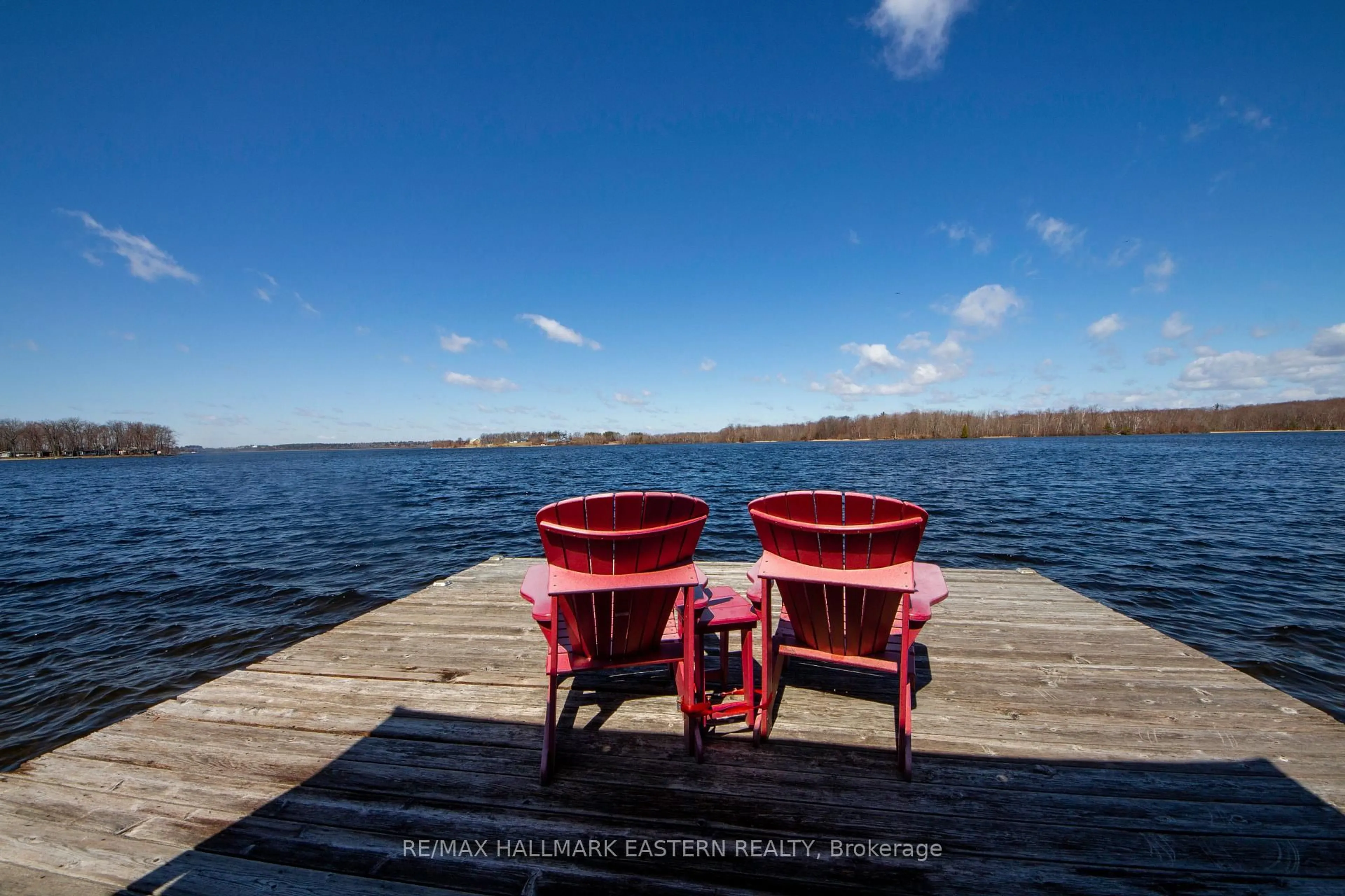 Patio, water/lake/river/ocean view for 409 Gallivan Dr, Selwyn Ontario K0L 1T0
