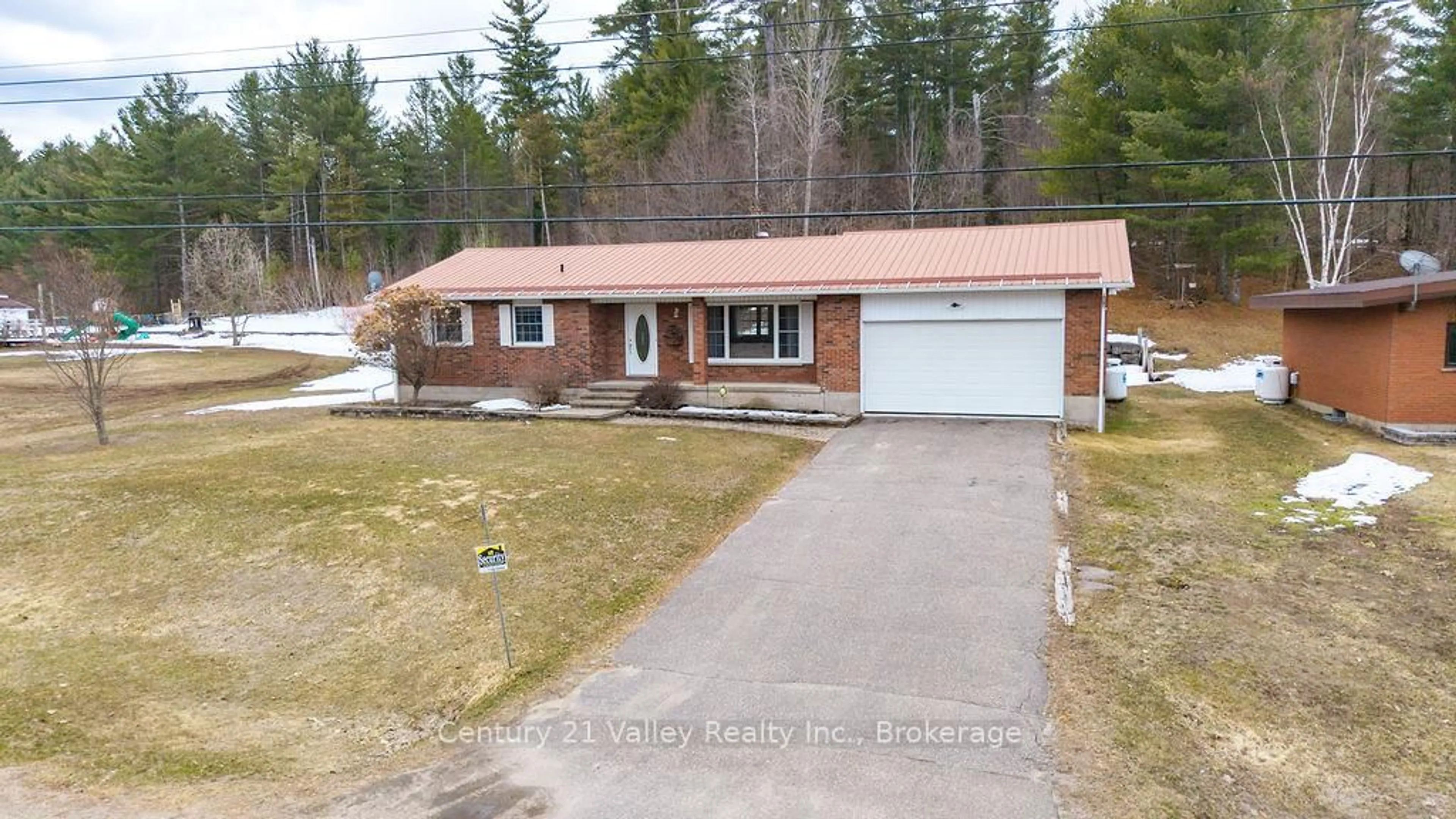 A pic from outside/outdoor area/front of a property/back of a property/a pic from drone, street for 107 Augsburg Rd, Eganville Ontario K0J 1T0