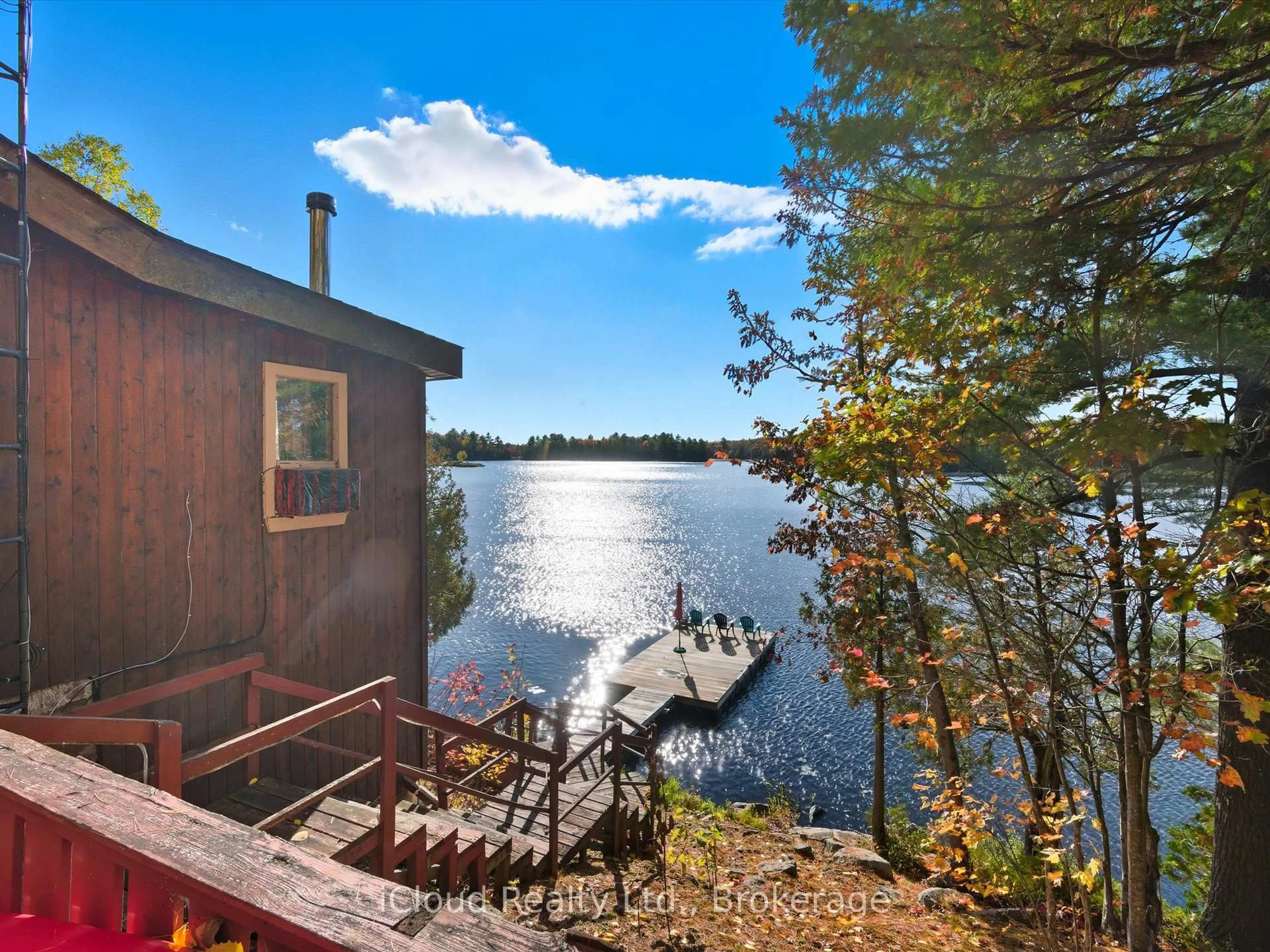 Patio, water/lake/river/ocean view for 1128 124 Highway, Whitestone Ontario P0A 1G0