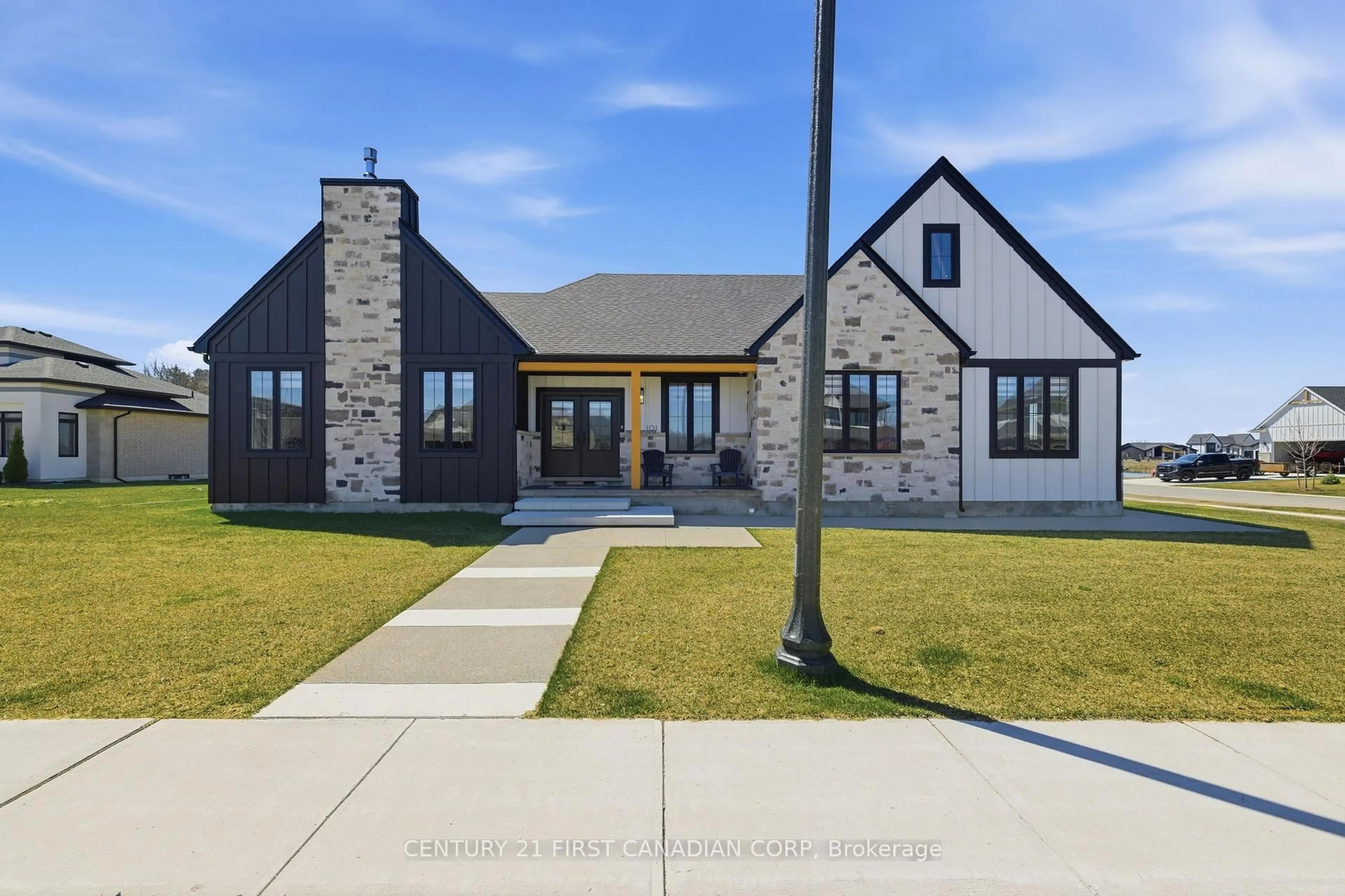 Home with brick exterior material, street for 101 Harvest Lane, Dutton/Dunwich Ontario N0L 1J0