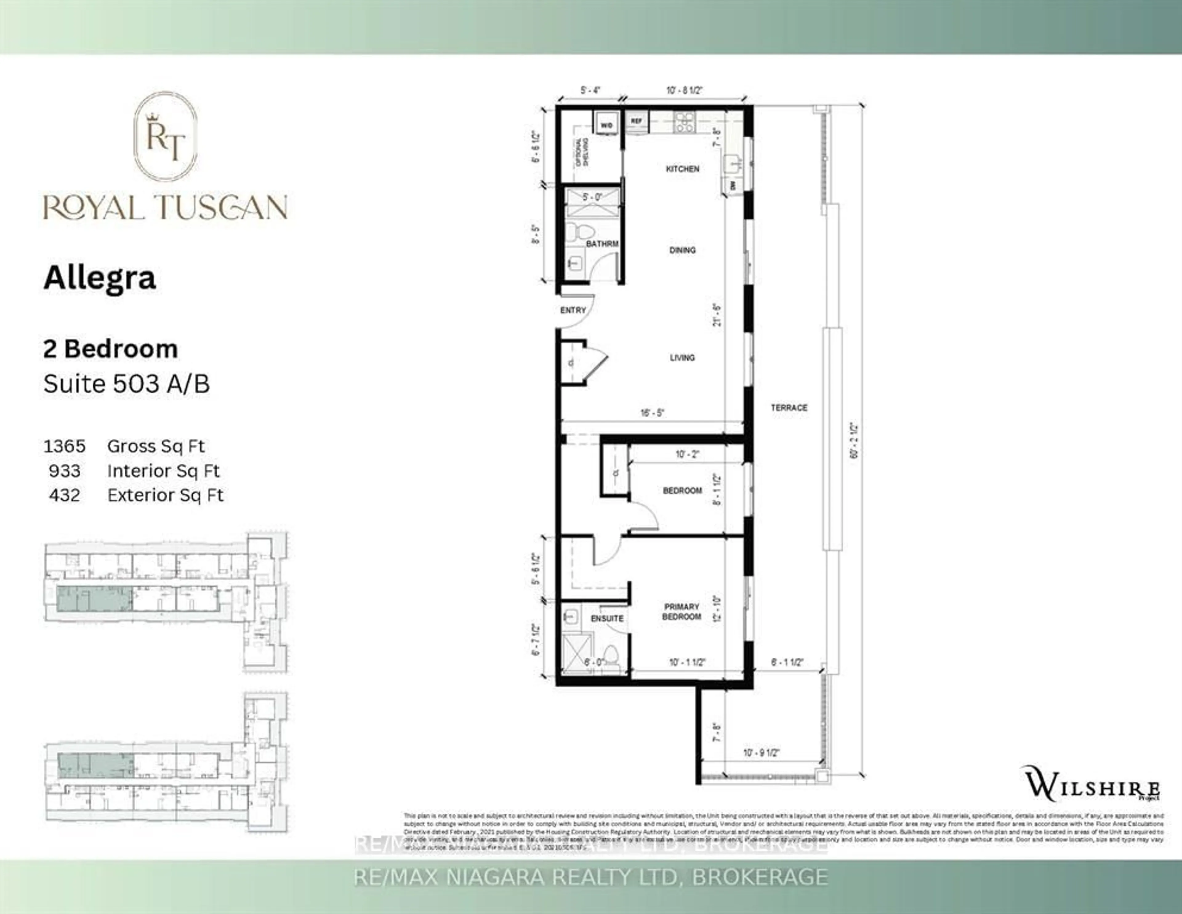 Floor plan for 1024 VANSICKLE Rd #503B, St. Catharines Ontario L2S 2X3