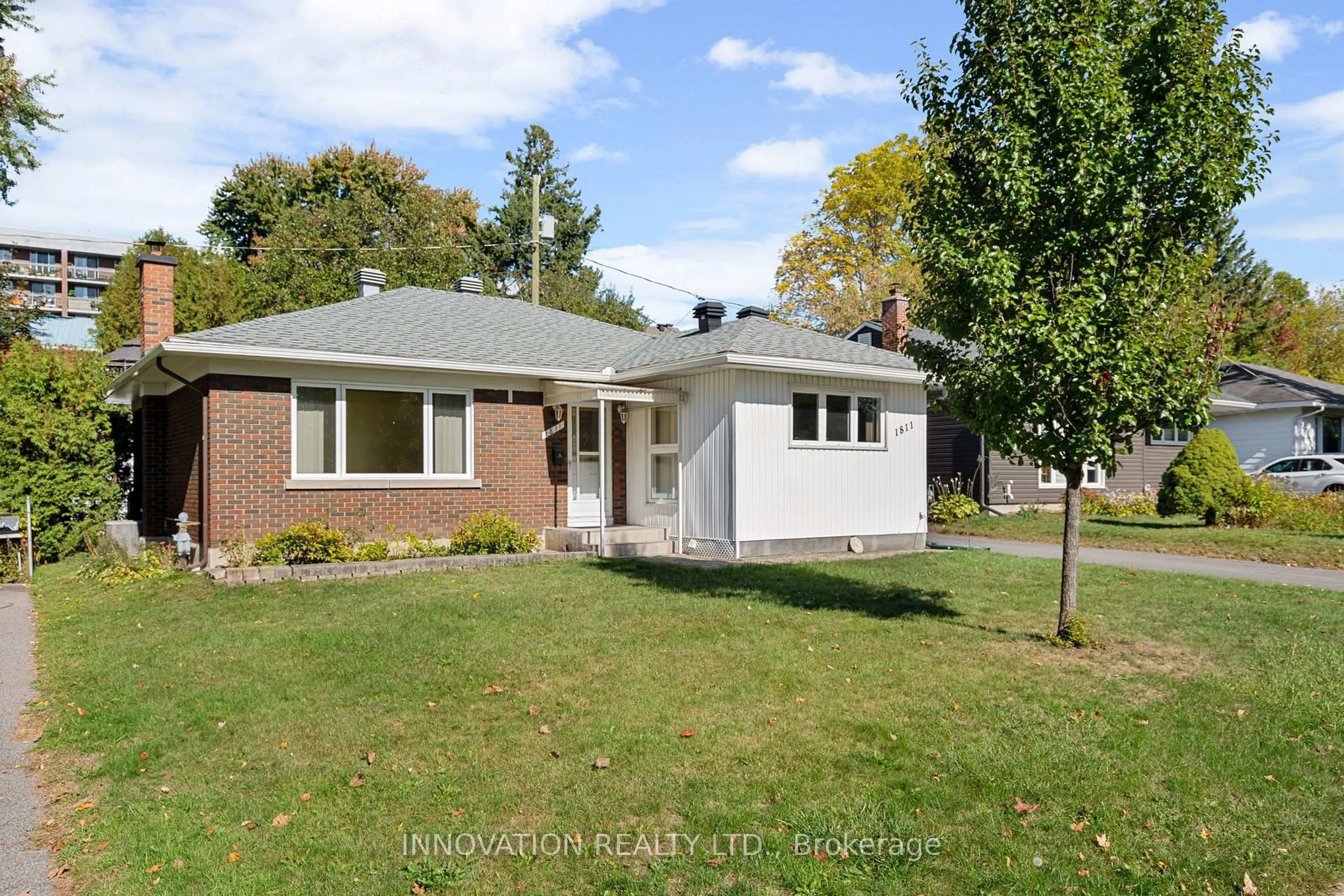 Home with brick exterior material, street for 1811 Hutton Ave, Ottawa Ontario K1G 1M1