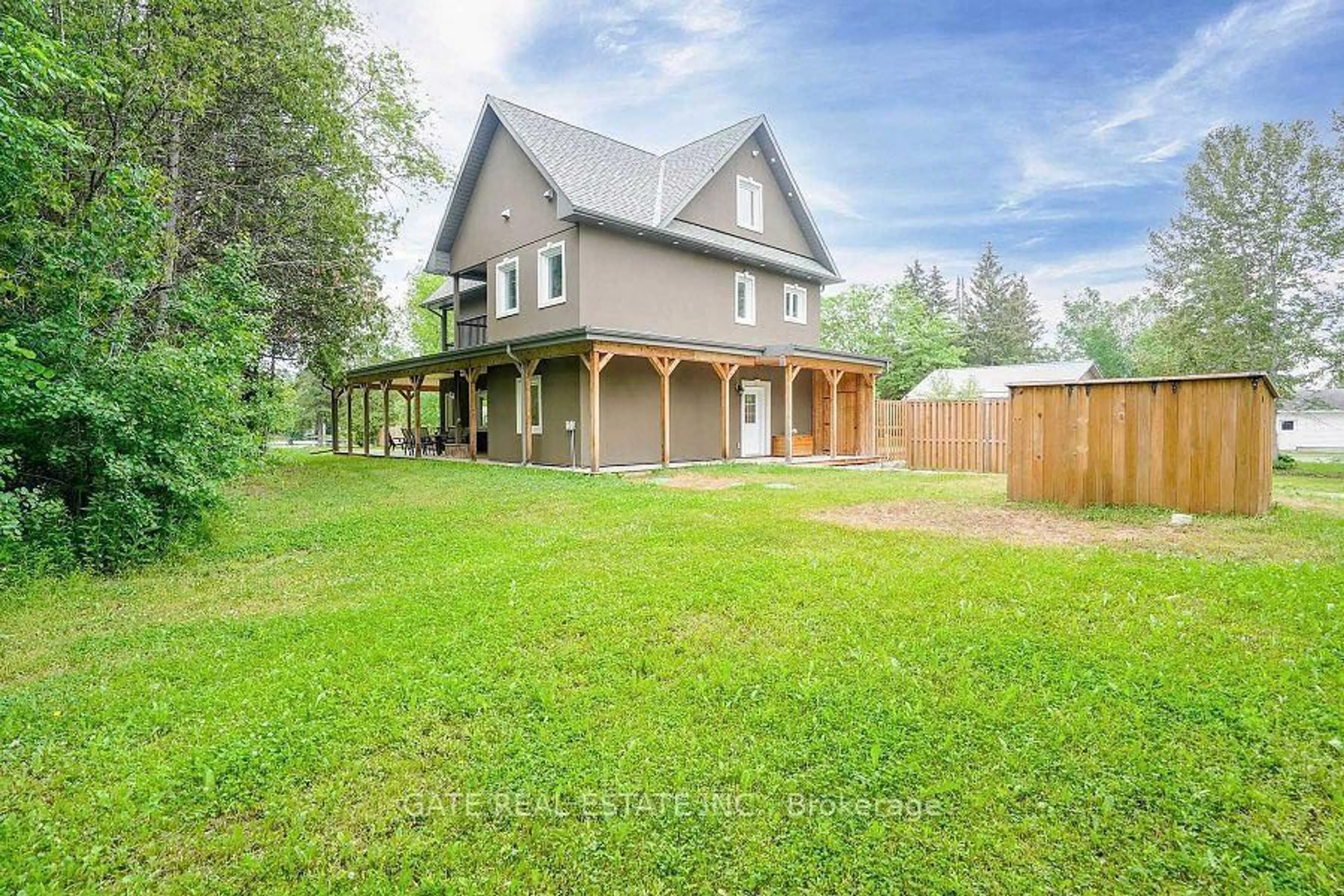 A pic from outside/outdoor area/front of a property/back of a property/a pic from drone, unknown for 44 Bass Lake Rd, Trent Lakes Ontario K0M 1A0