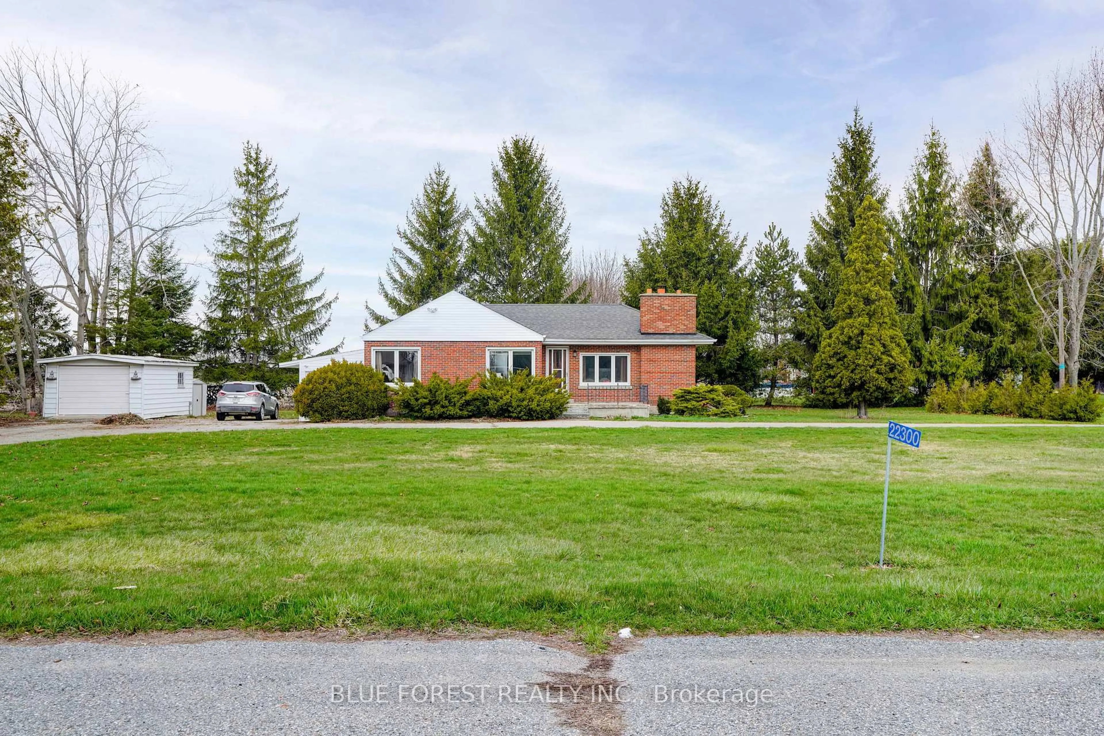 A pic from outside/outdoor area/front of a property/back of a property/a pic from drone, street for 22300 Talbot Line, West Elgin Ontario N0L 2C0