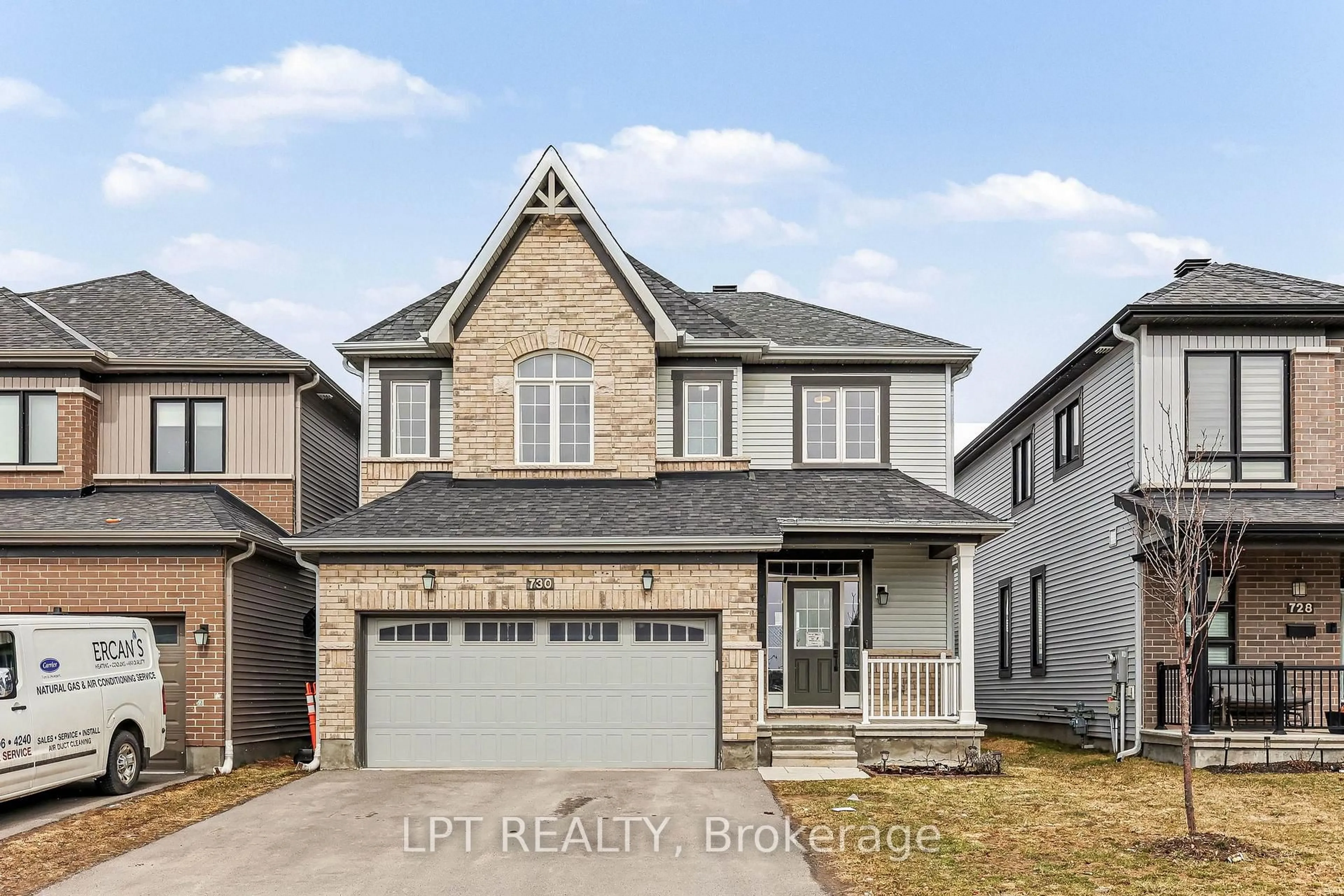 Home with brick exterior material, street for 730 Perseus Ave, Ottawa Ontario K2J 6V8