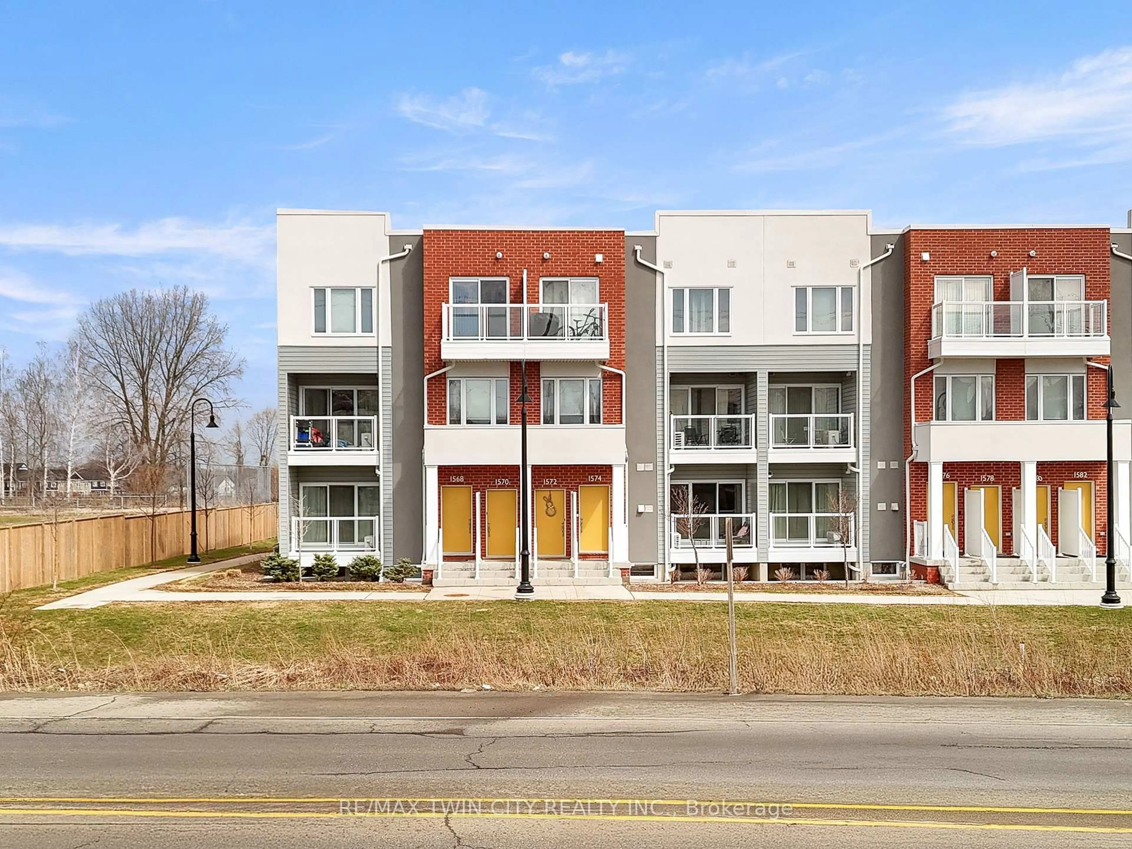 Home with brick exterior material, street for 1574 Fischer Hallman Rd, Kitchener Ontario N2R 0R7