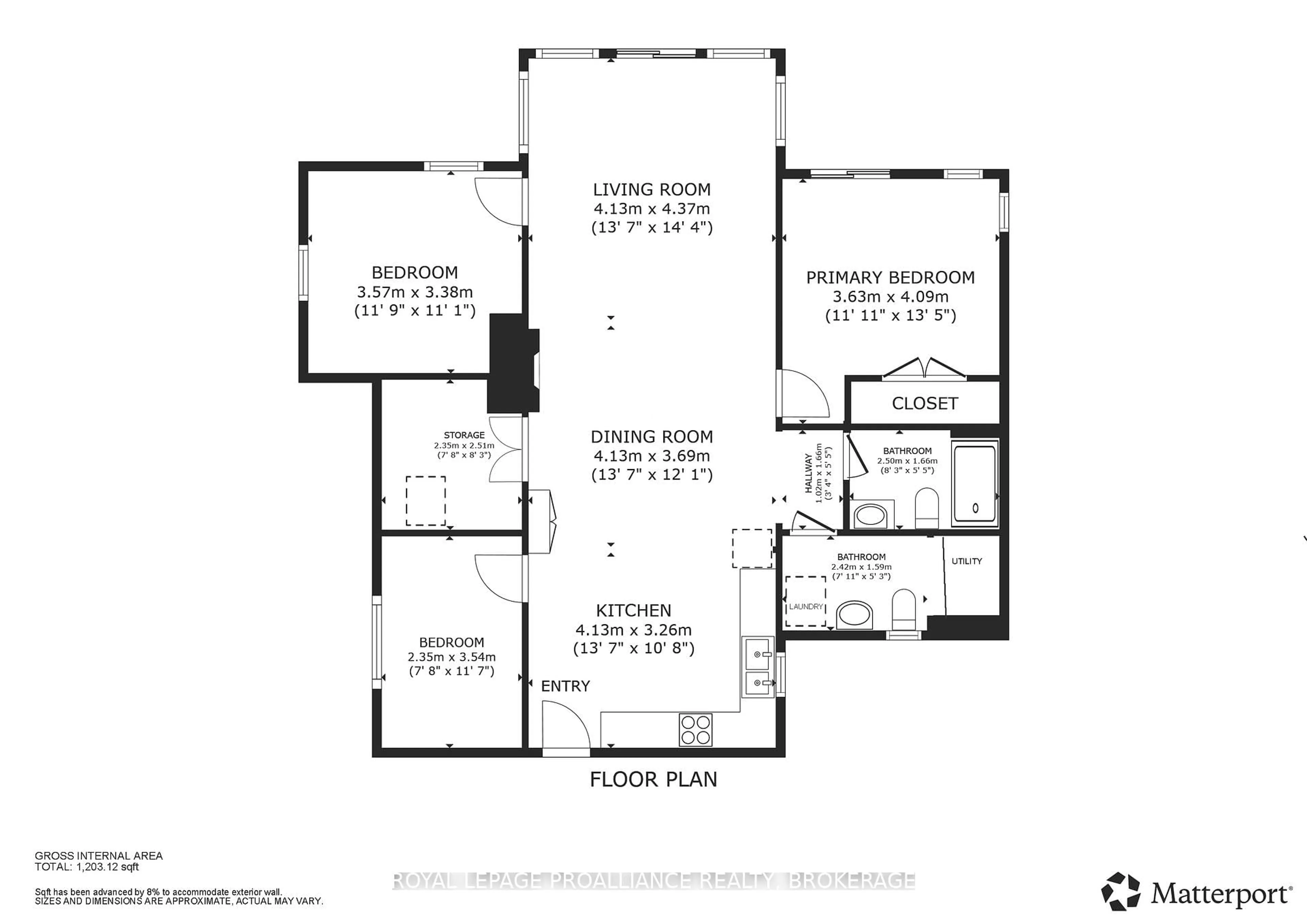 Floor plan for 14B Morgan's Point Lane, Wolfe Island Ontario K0H 2Y0