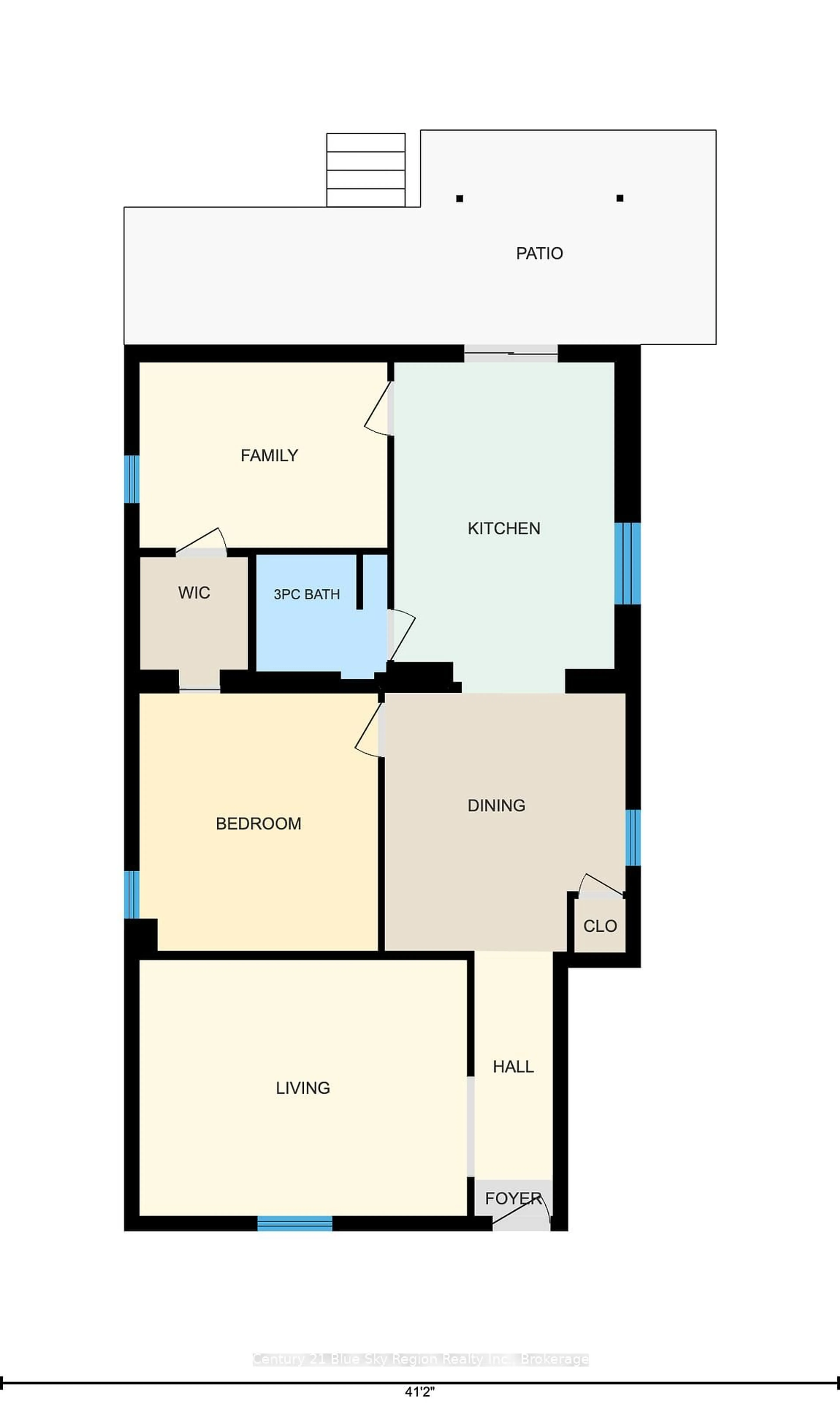 Floor plan for 647 Douglas St, North Bay Ontario P1B 5N9