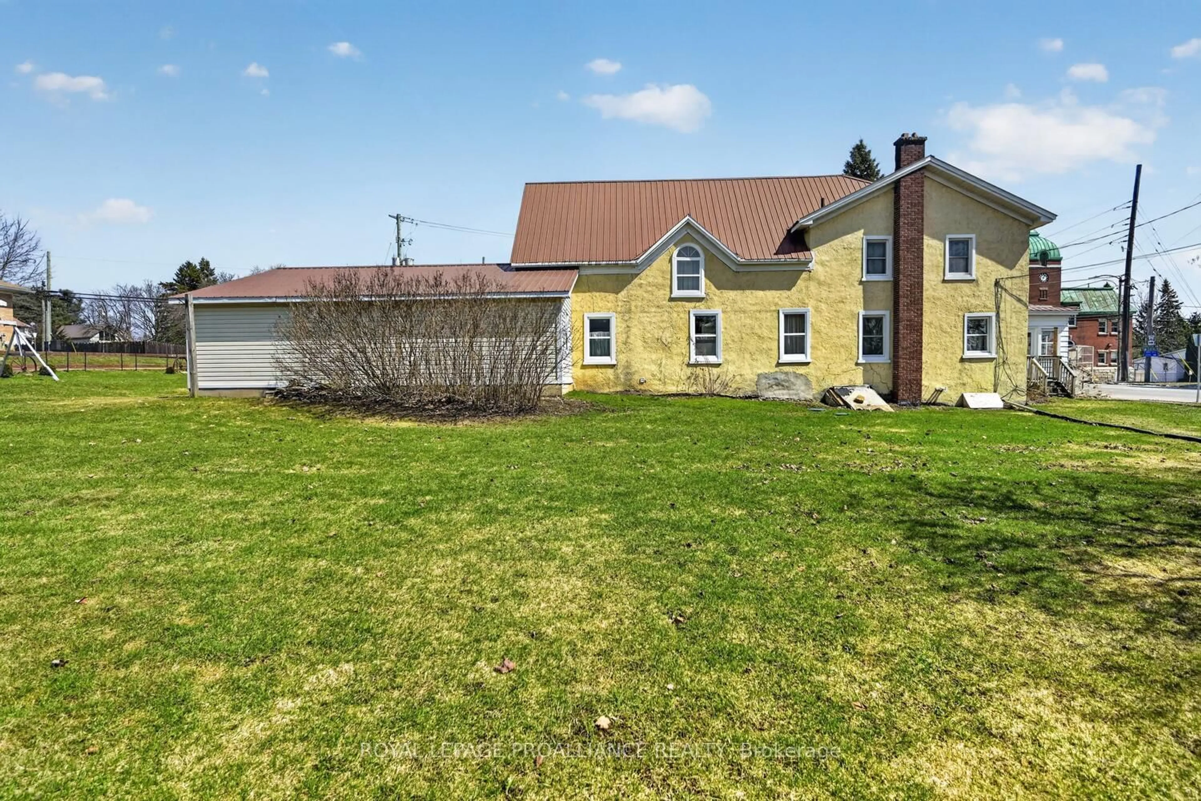 A pic from outside/outdoor area/front of a property/back of a property/a pic from drone, unknown for 2 Main St, Athens Ontario K0E 1B0