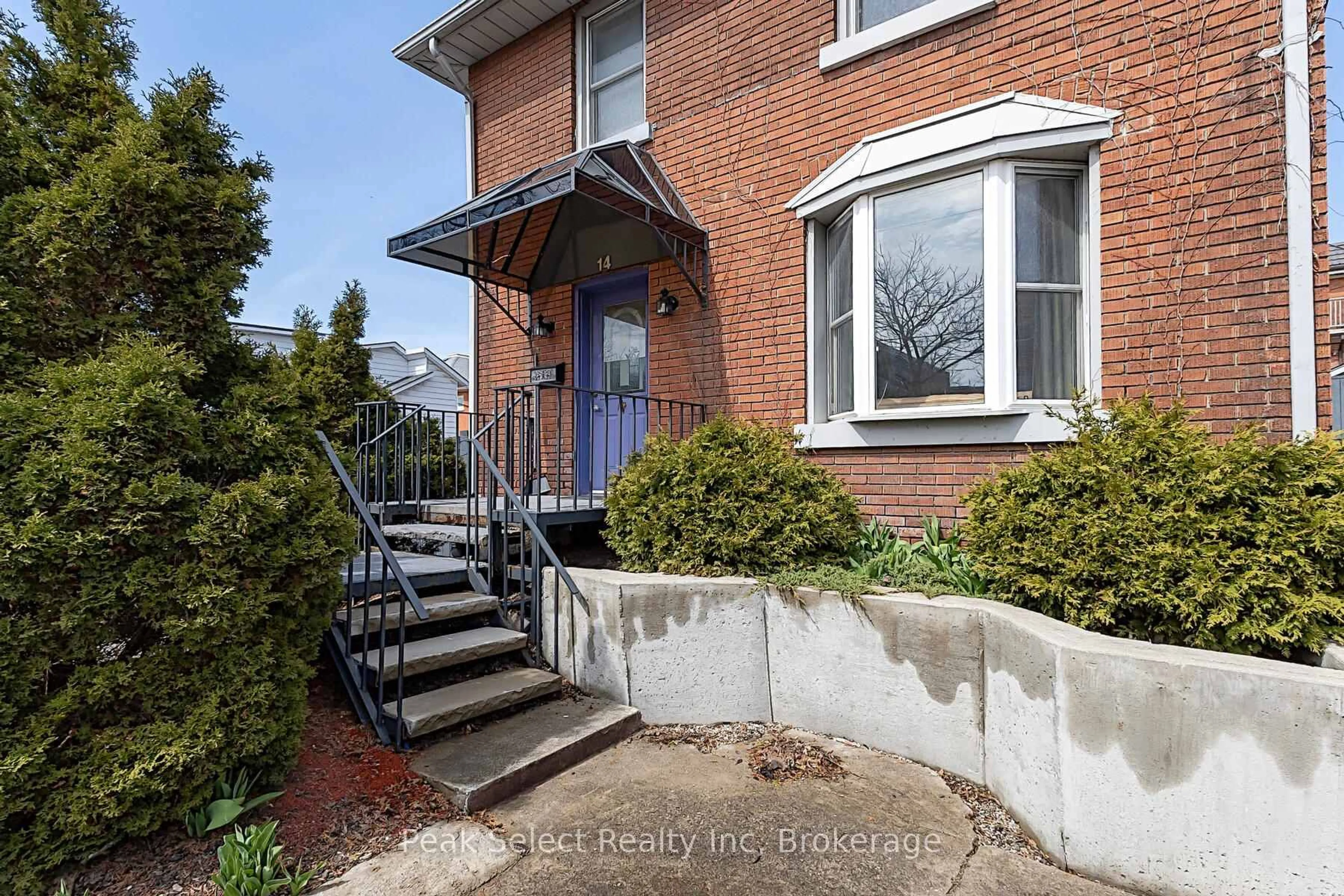 Home with brick exterior material, street for 14 Rebecca St, Stratford Ontario N5A 3P1