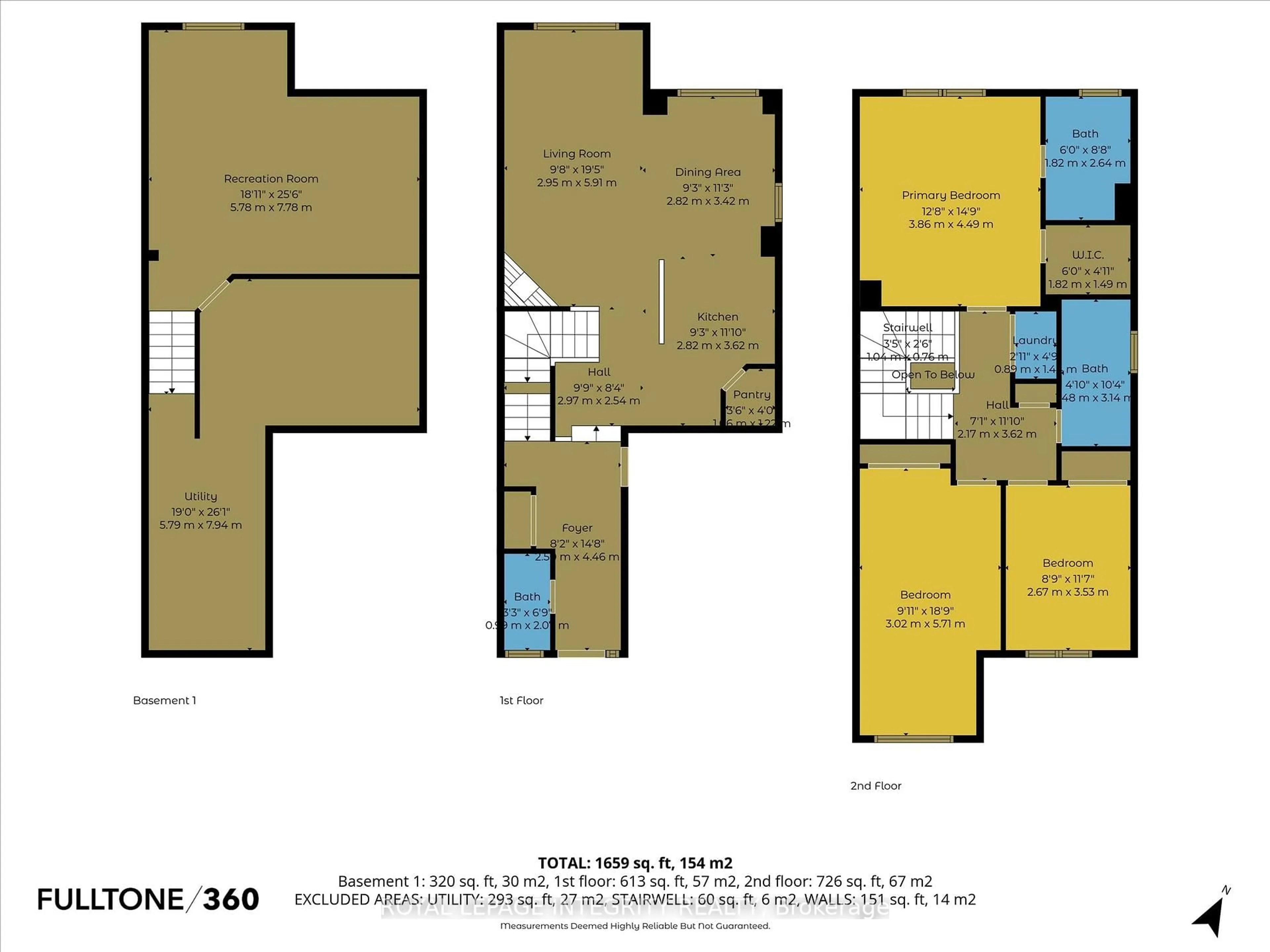 Floor plan for 418 Rochefort Circ, Ottawa Ontario K4A 0M8