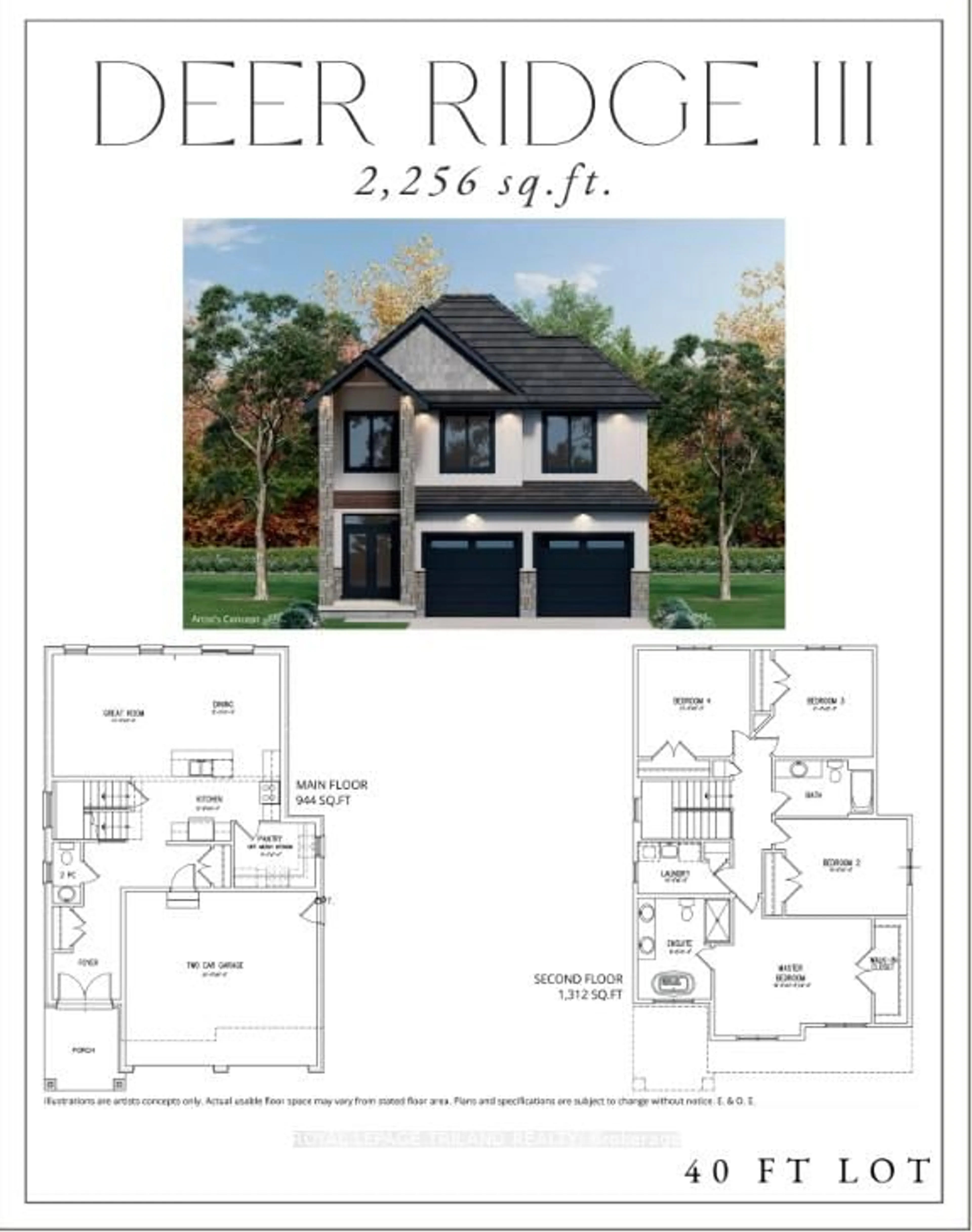 Floor plan for 6751 Heathwoods Ave, London South Ontario N6P 0M2