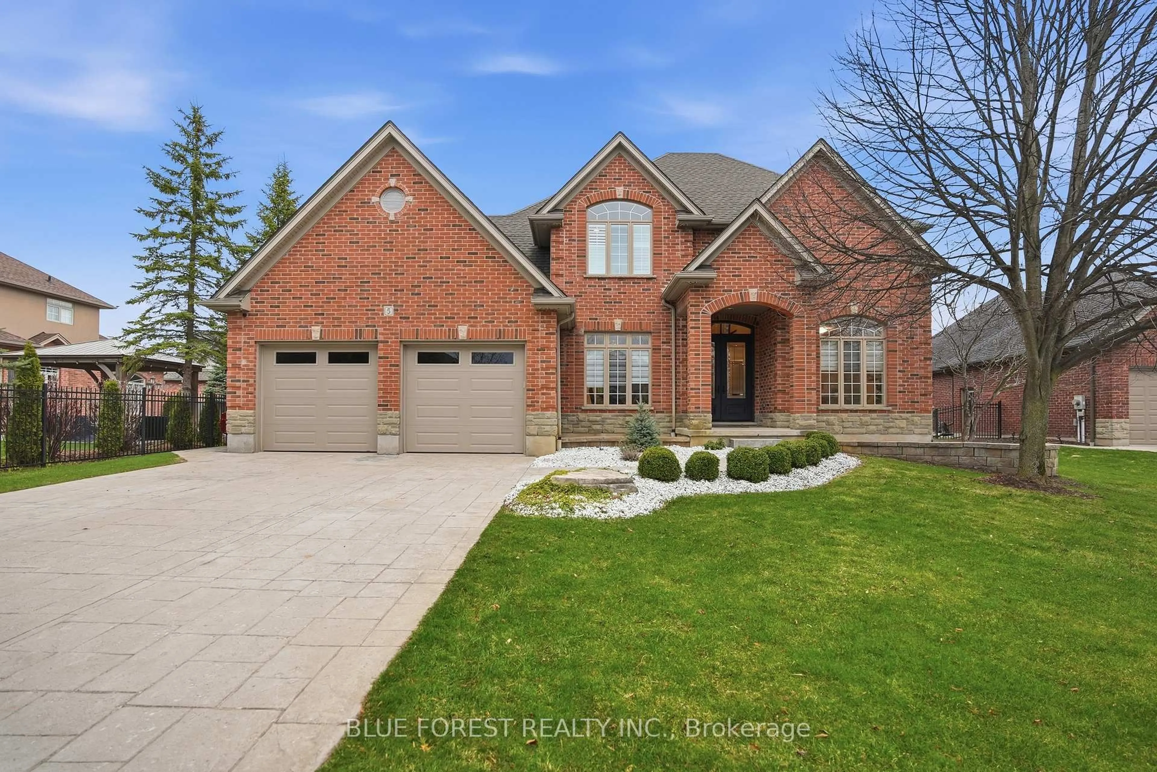 Home with brick exterior material, street for 7222 Clayton Walk #5, London South Ontario N6P 1W1