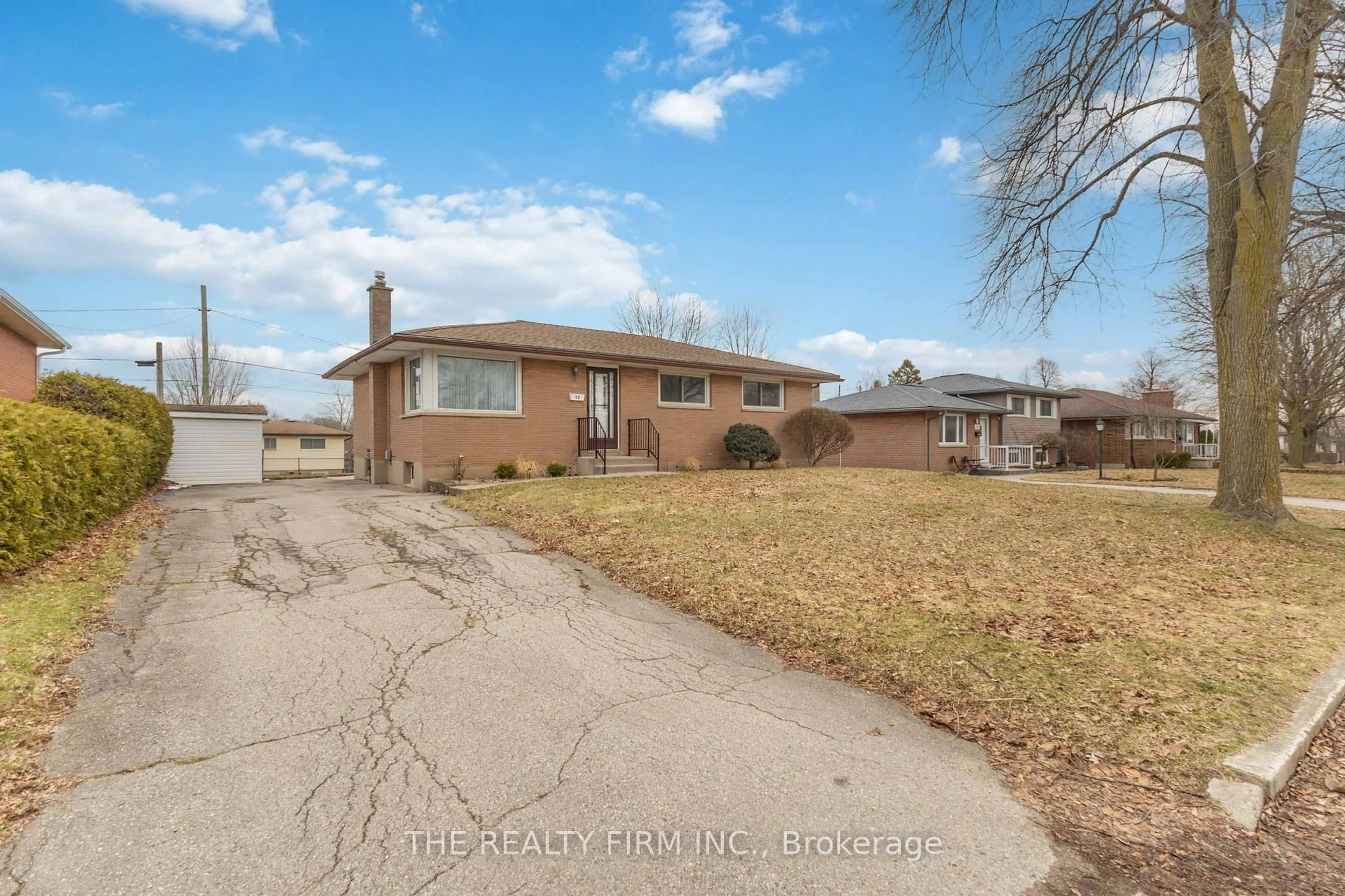 Home with brick exterior material, street for 12 Curtis Ave, London South Ontario N5Z 4G1
