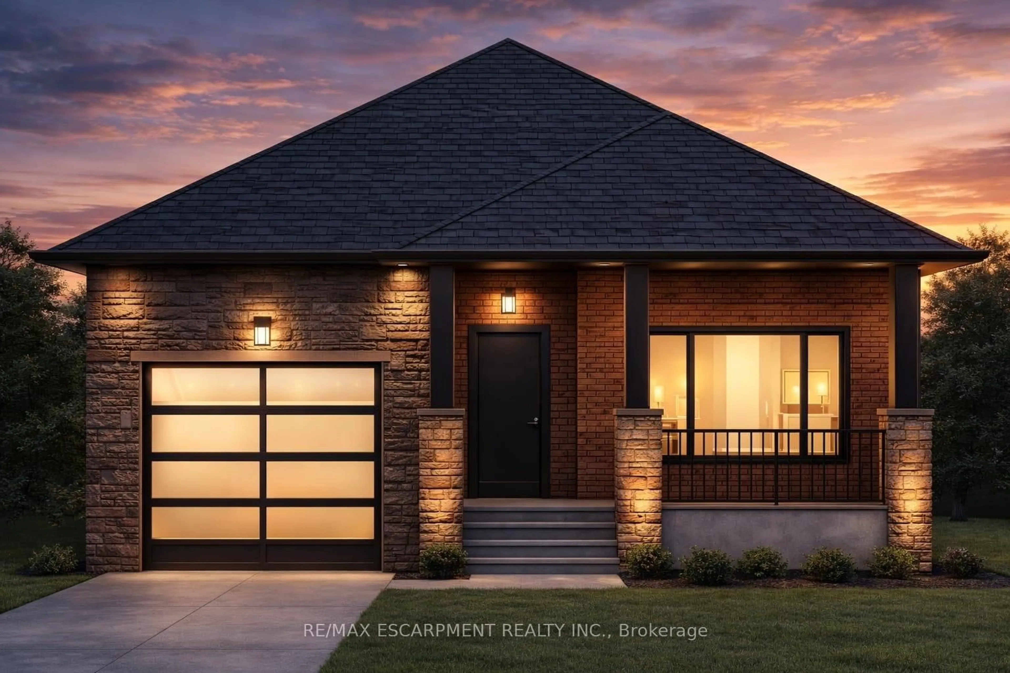 Home with brick exterior material, street for 86 PIKE CREEK Dr, Haldimand Ontario N0E 1E0