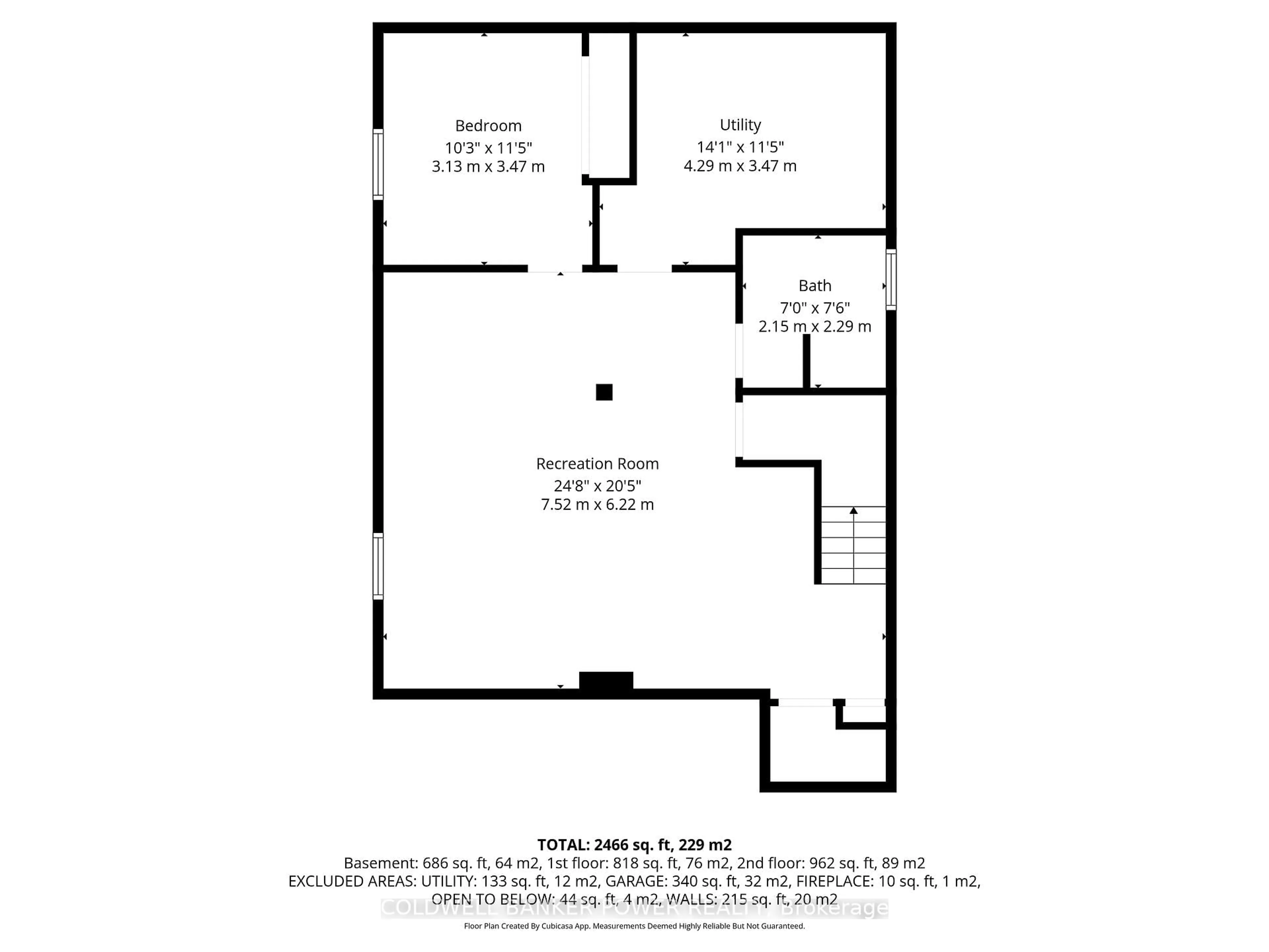 Floor plan for 429 Bourdeau Rd, London East Ontario N5W 0A3