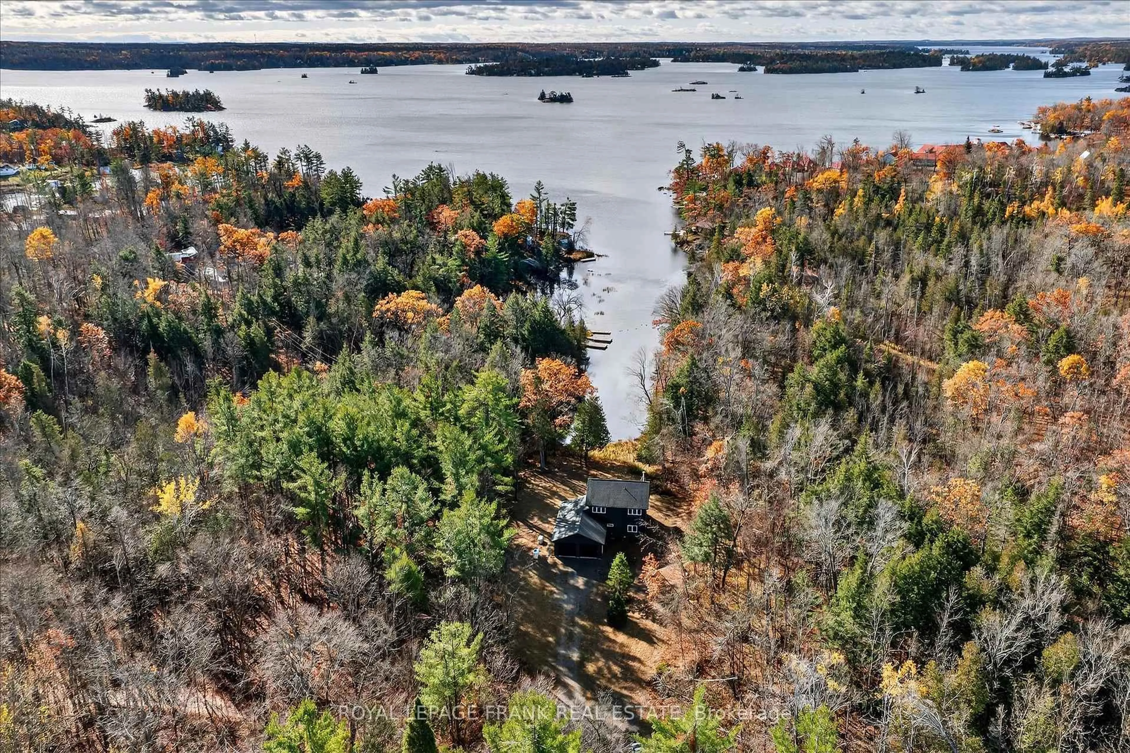 A pic from outside/outdoor area/front of a property/back of a property/a pic from drone, water/lake/river/ocean view for 299 Fire Route 10A, North Kawartha Ontario K0L 3G0