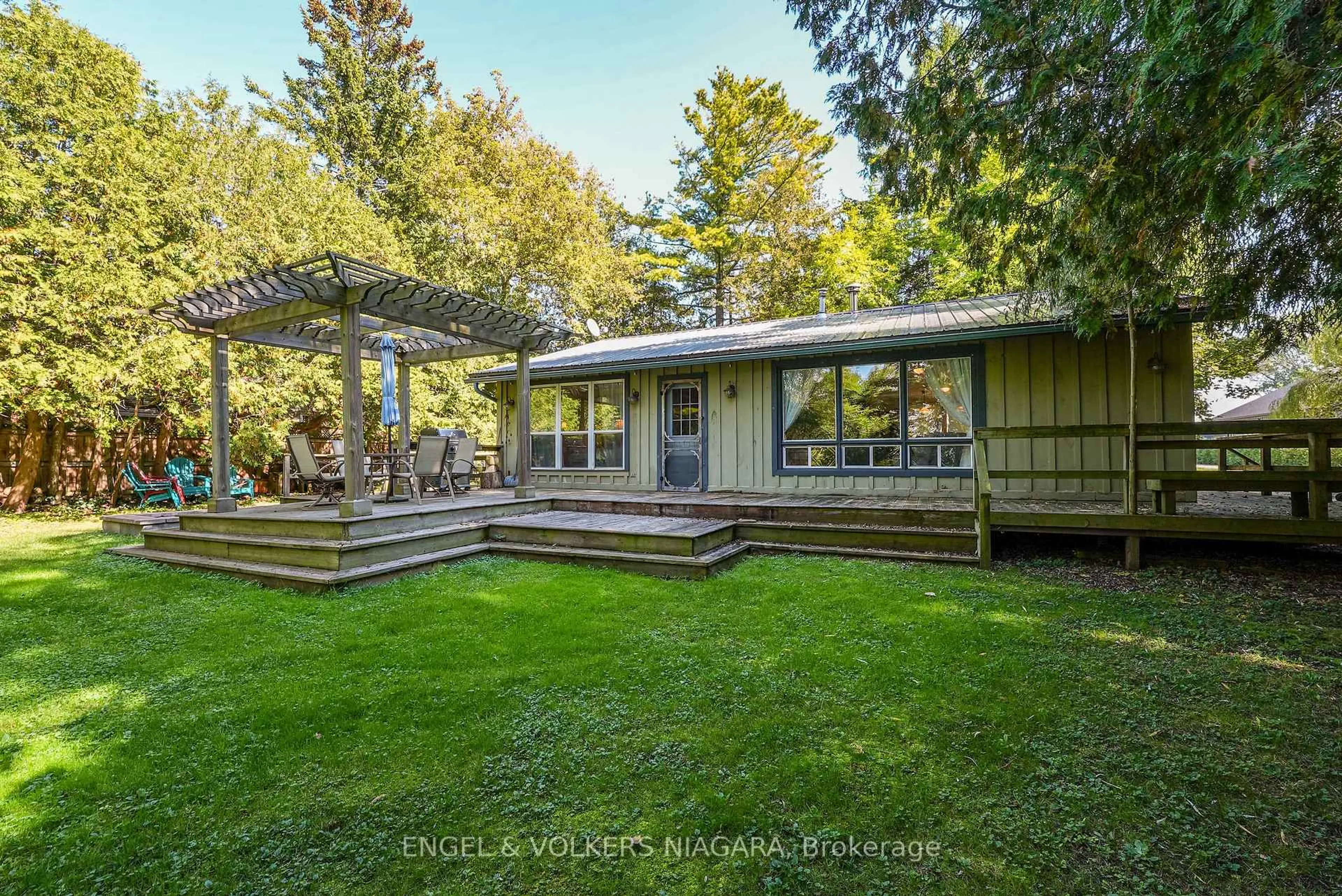 Patio, forest/trees view for 75573 Elliott St, Bluewater Ontario N0M 1G0