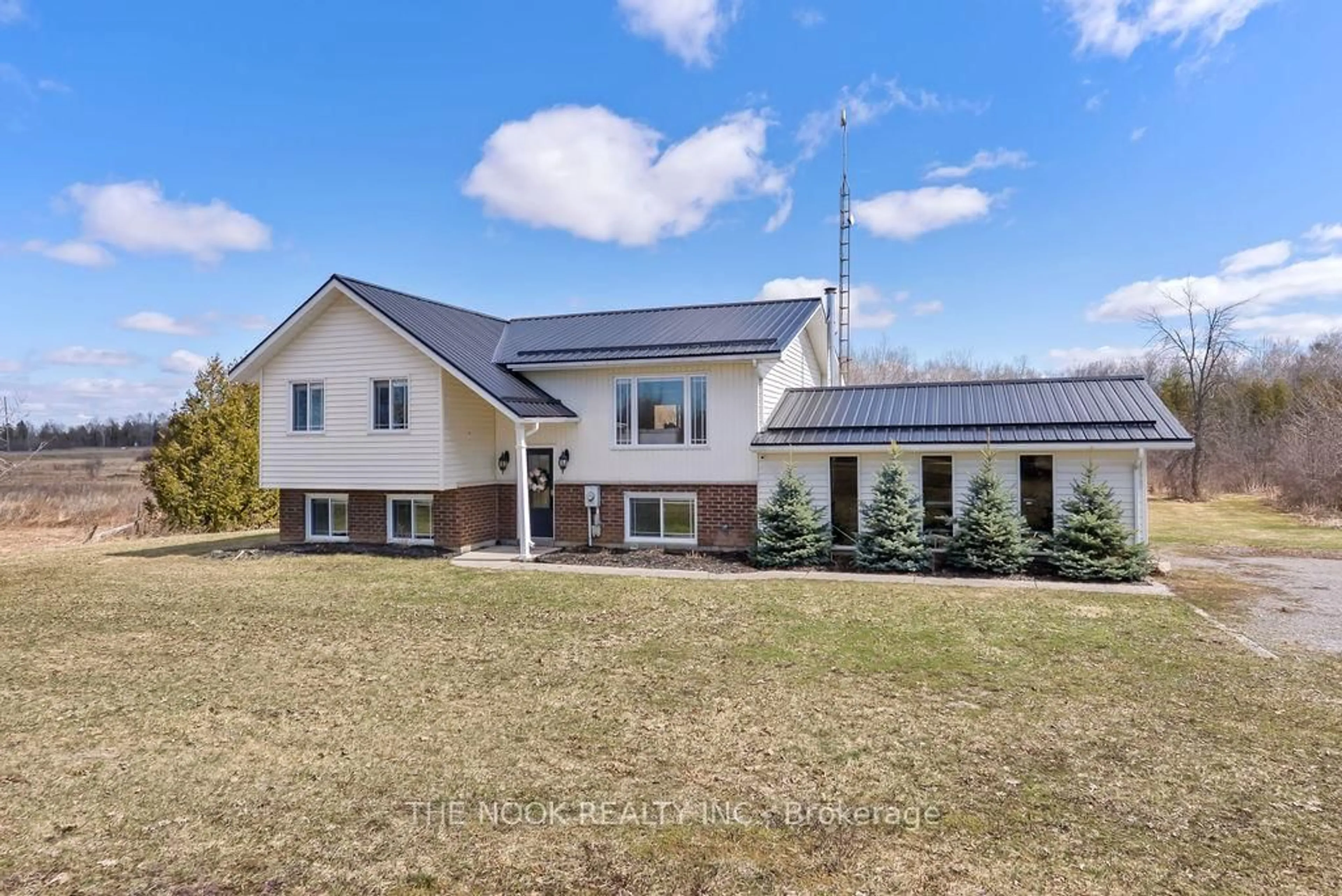 A pic from outside/outdoor area/front of a property/back of a property/a pic from drone, unknown for 1915 County Road 2 Rd, Otonabee-South Monaghan Ontario K9J 6X7