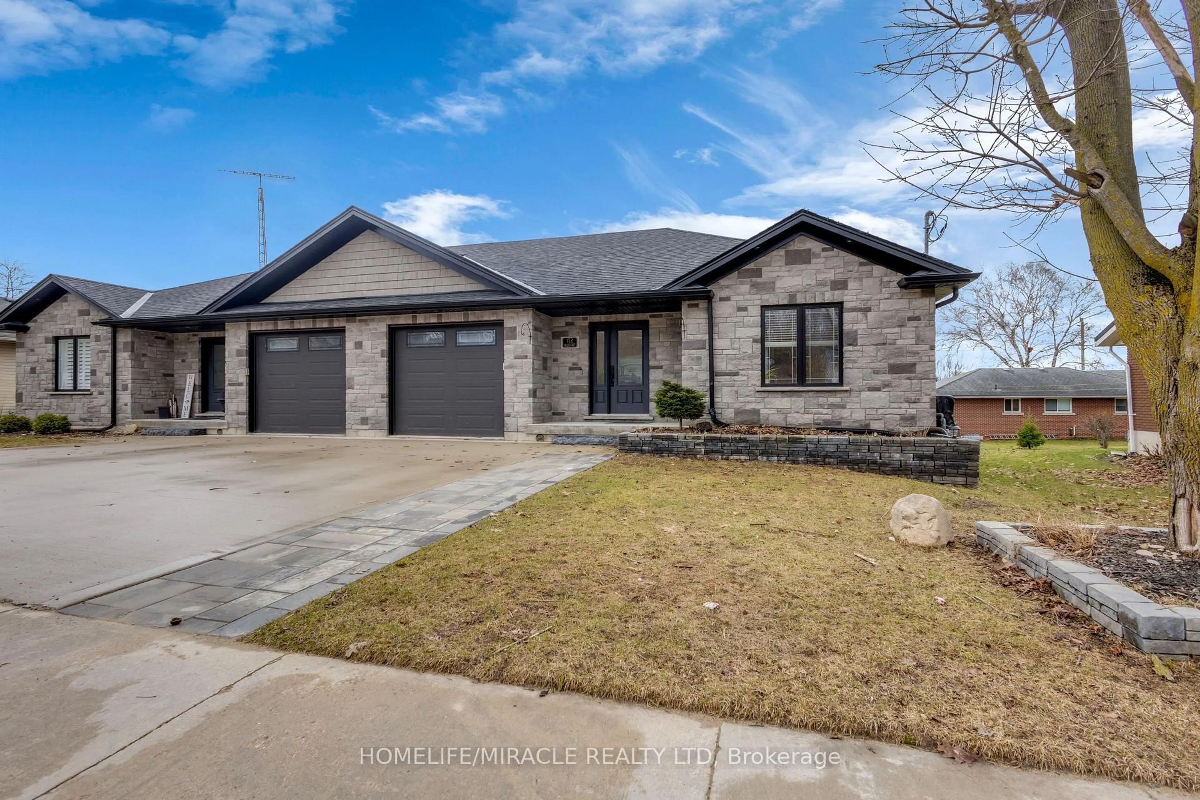 Home with brick exterior material, street for 172 Miller St, Wellington North Ontario N0G 2L3