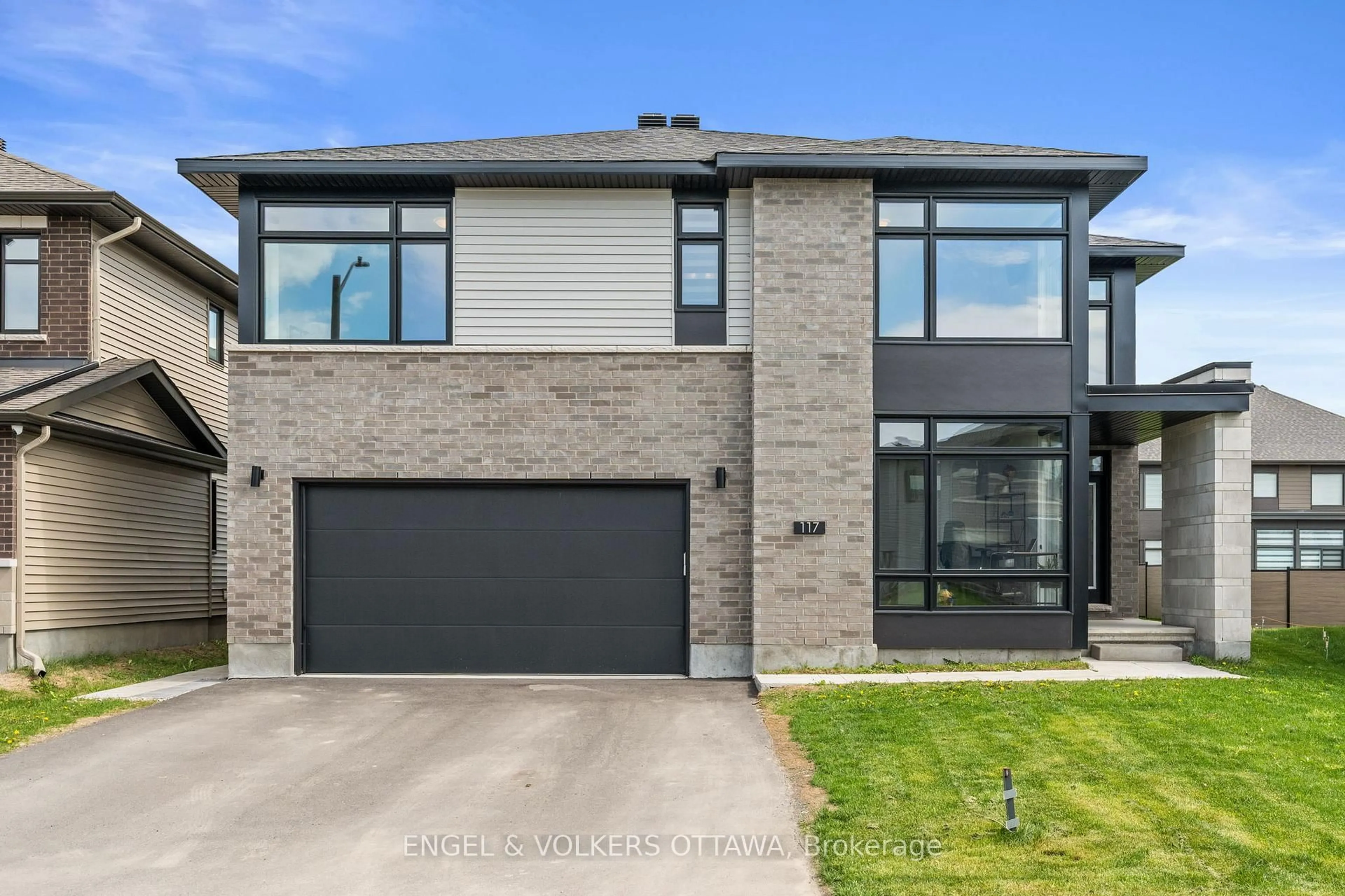 Home with brick exterior material, street for 117 Orchestra Way, Ottawa Ontario K4M 0R5