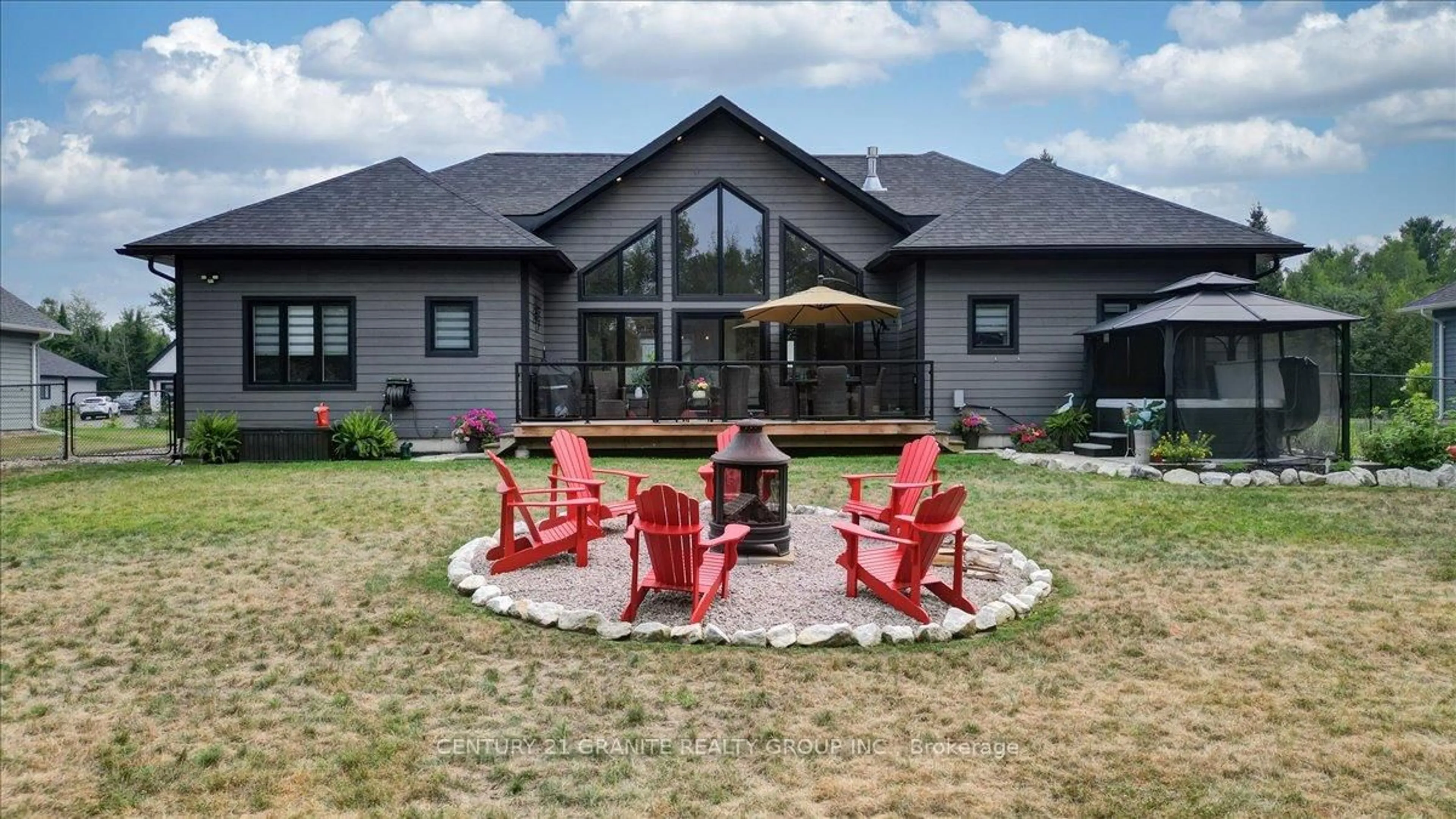 Patio, mountain view for 9 Bancroft Ridge Dr, Bancroft Ontario K0L 1C0