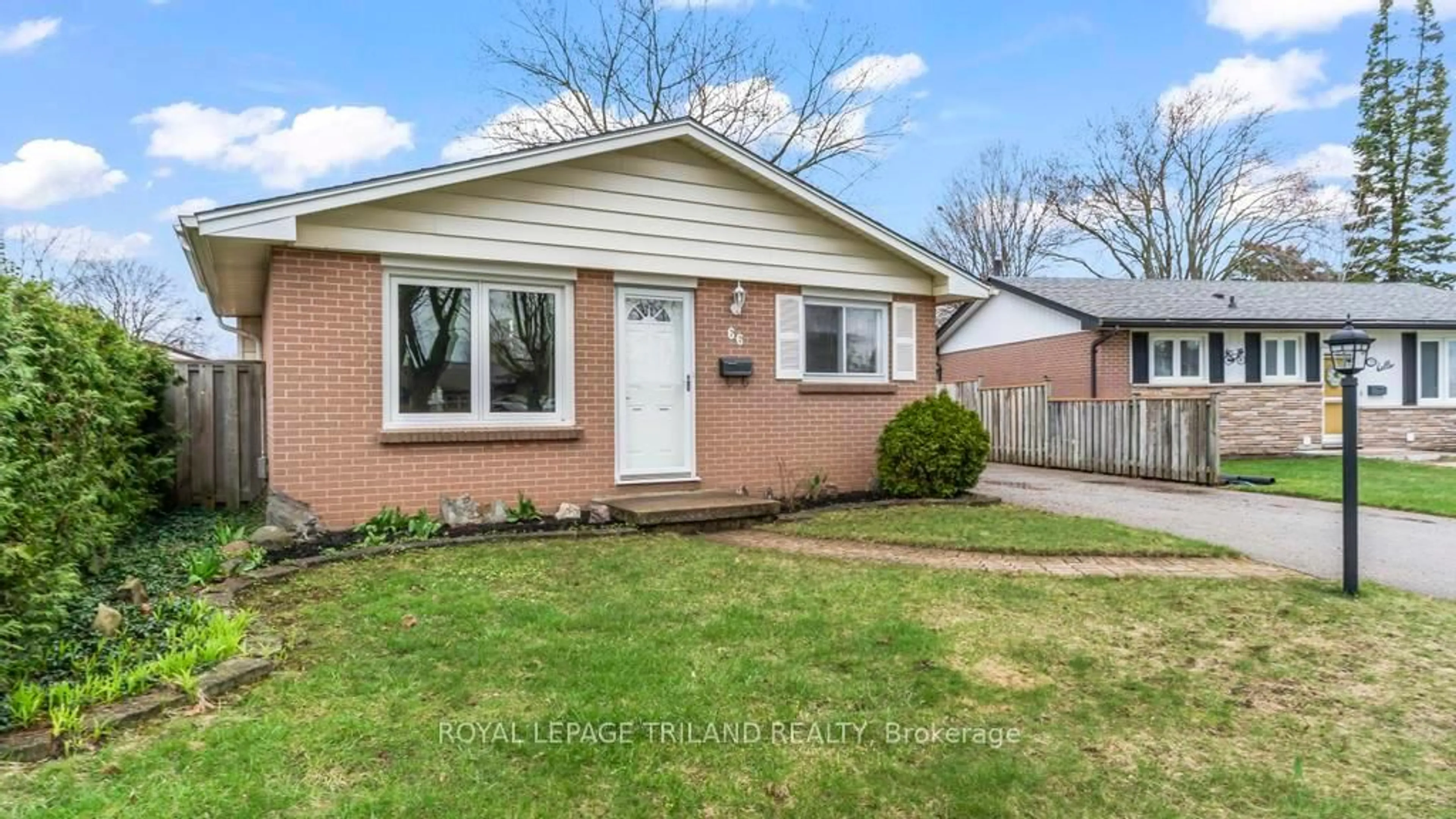 Home with brick exterior material, street for 66 Garland Cres, London East Ontario N5V 1N5