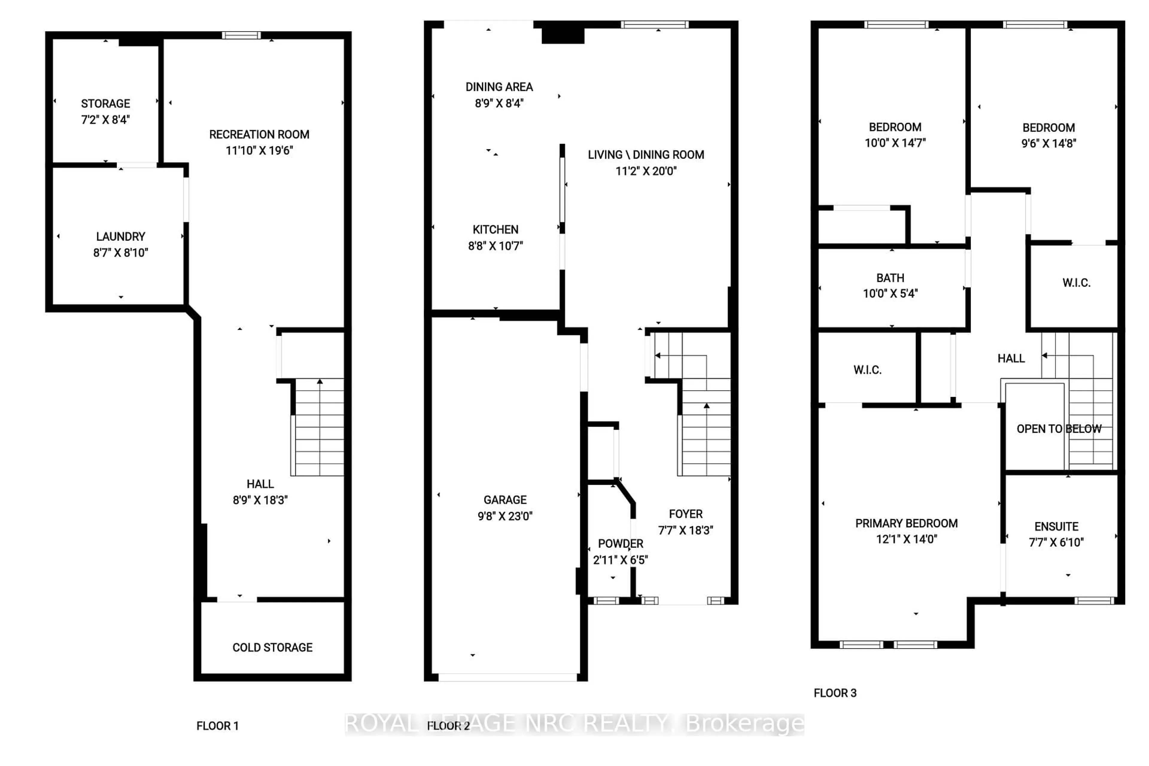 Floor plan for 311 8 Highway #12, Hamilton Ontario L8G 5G5