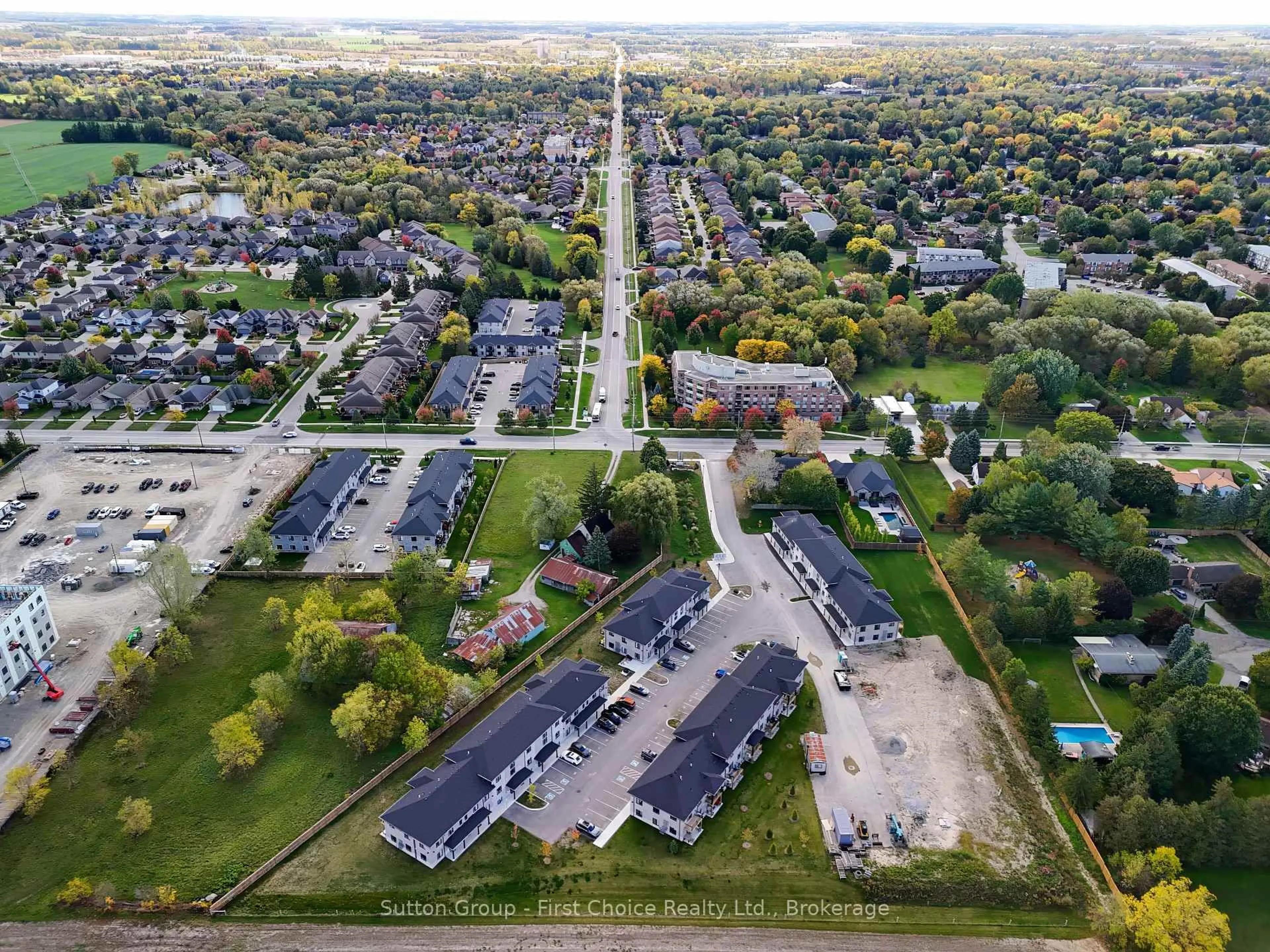A pic from outside/outdoor area/front of a property/back of a property/a pic from drone, street for 3202 VIVIAN Line #Unit 37, Stratford Ontario N5A 0K6