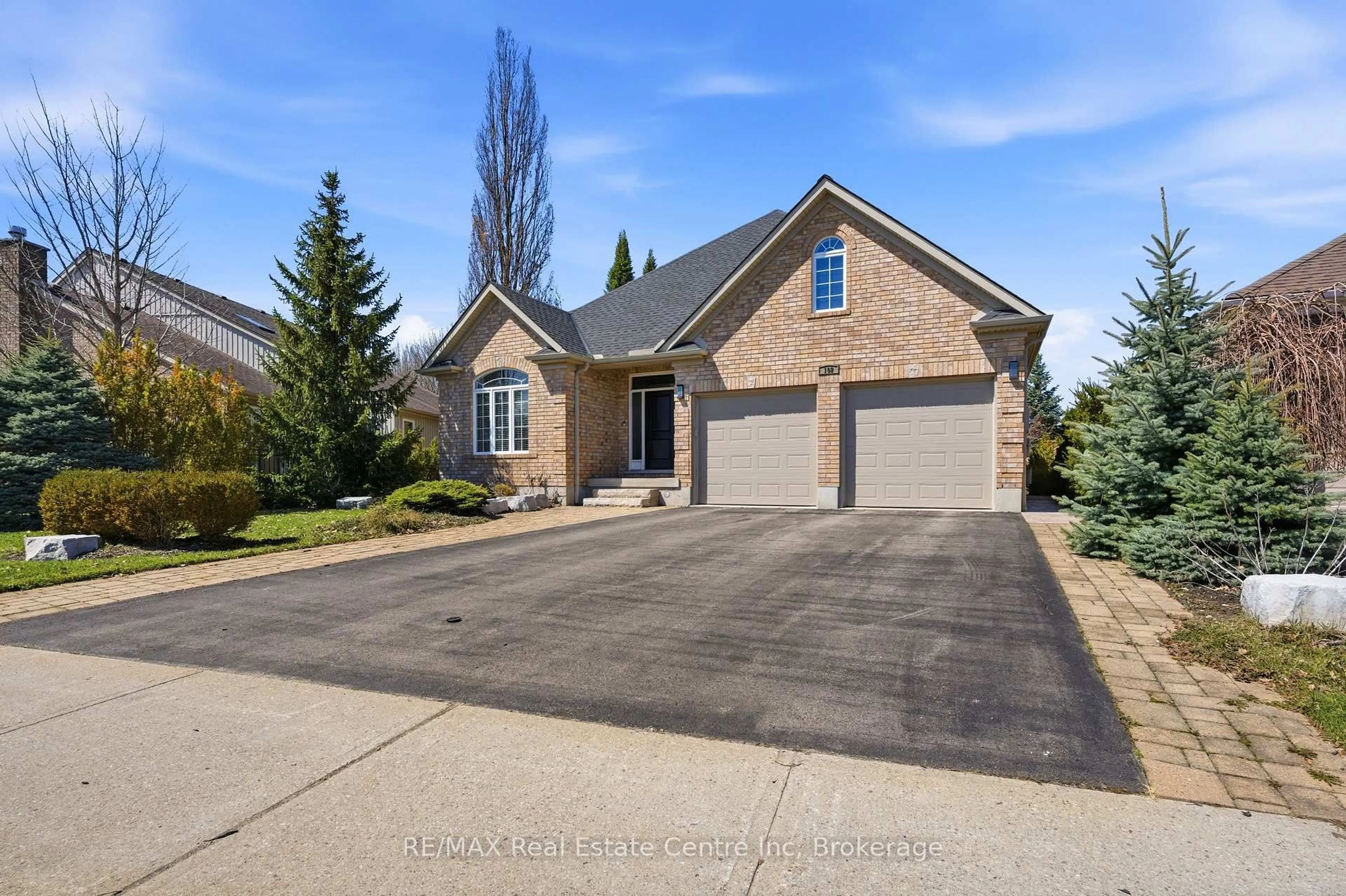 Home with brick exterior material, street for 102 Kortright Rd, Guelph Ontario N1G 0A5