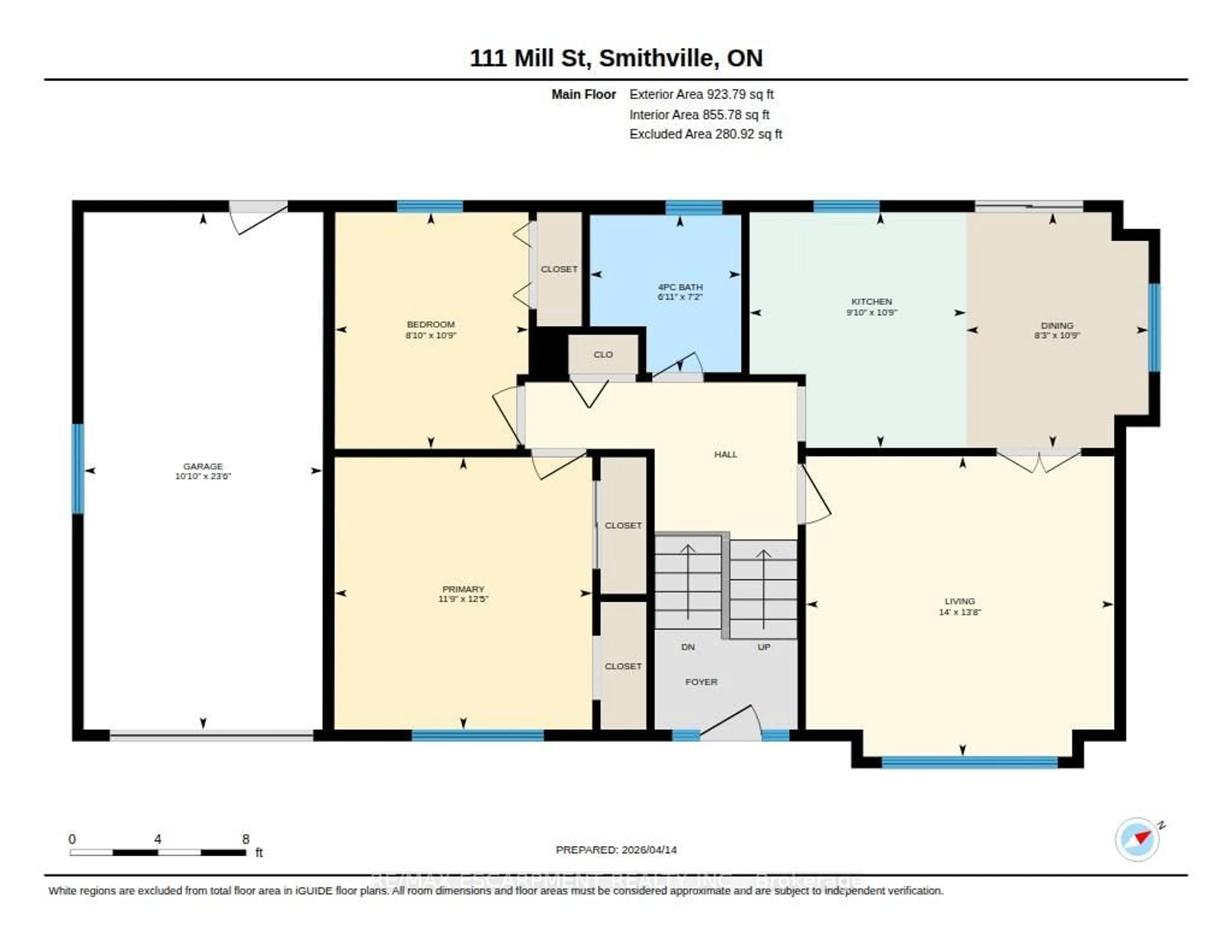 Floor plan for 111 Mill St, West Lincoln Ontario L0R 2A0