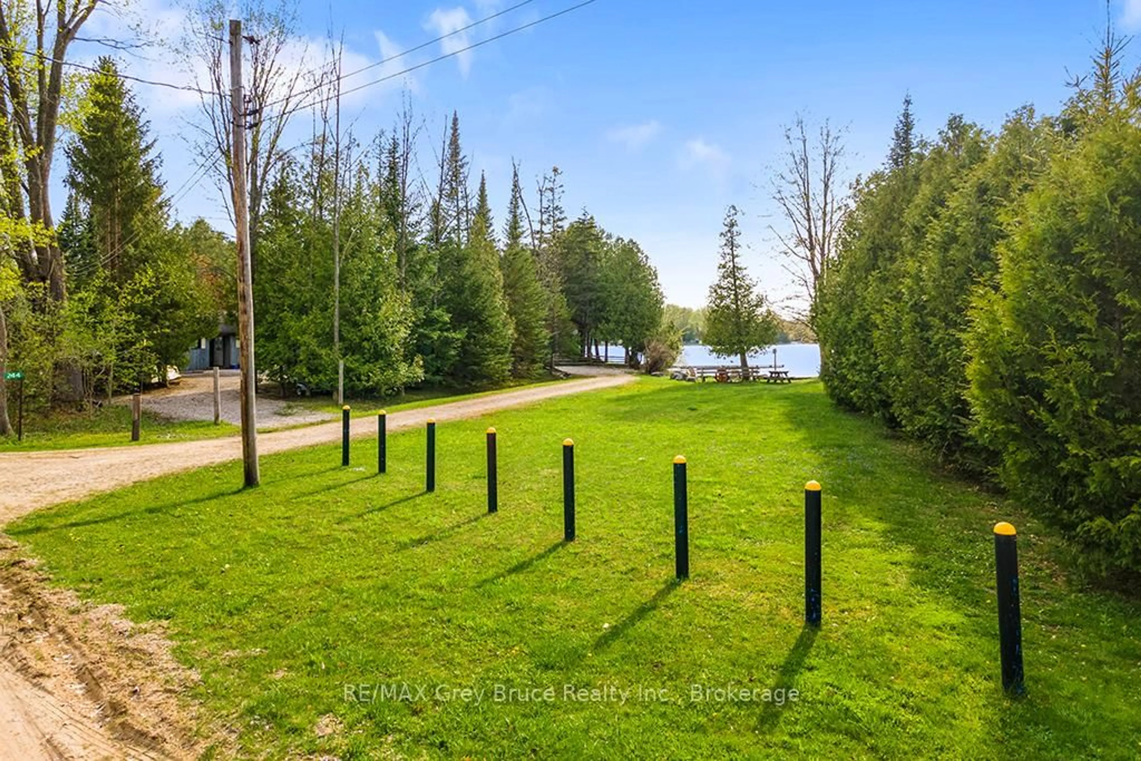 Patio, water/lake/river/ocean view for 243 McCullough Lake Dr, Chatsworth Ontario N0H 2V0