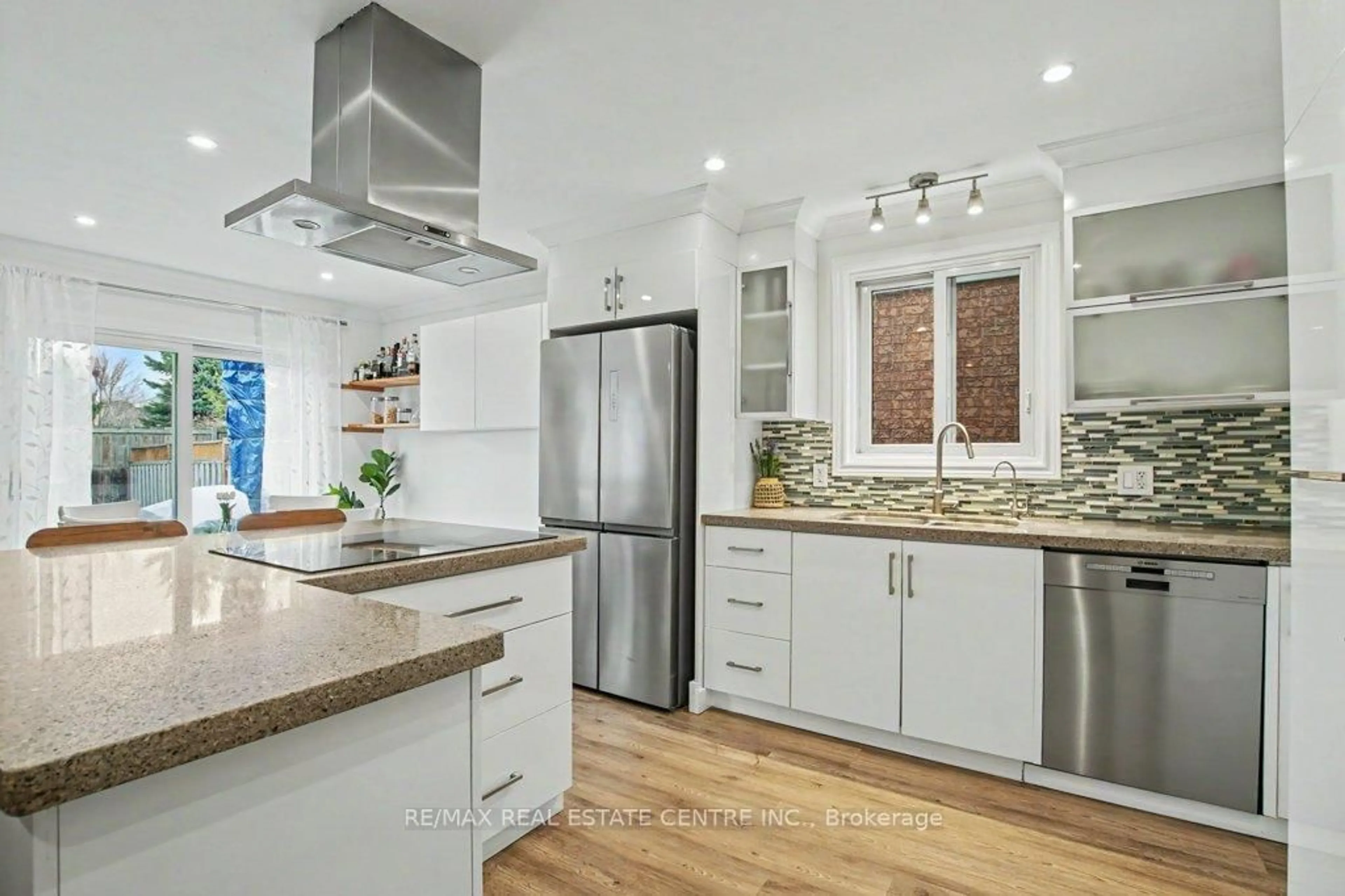 Contemporary kitchen, ceramic/tile floor for 32 Marisa St, Kitchener Ontario N2K 3V8