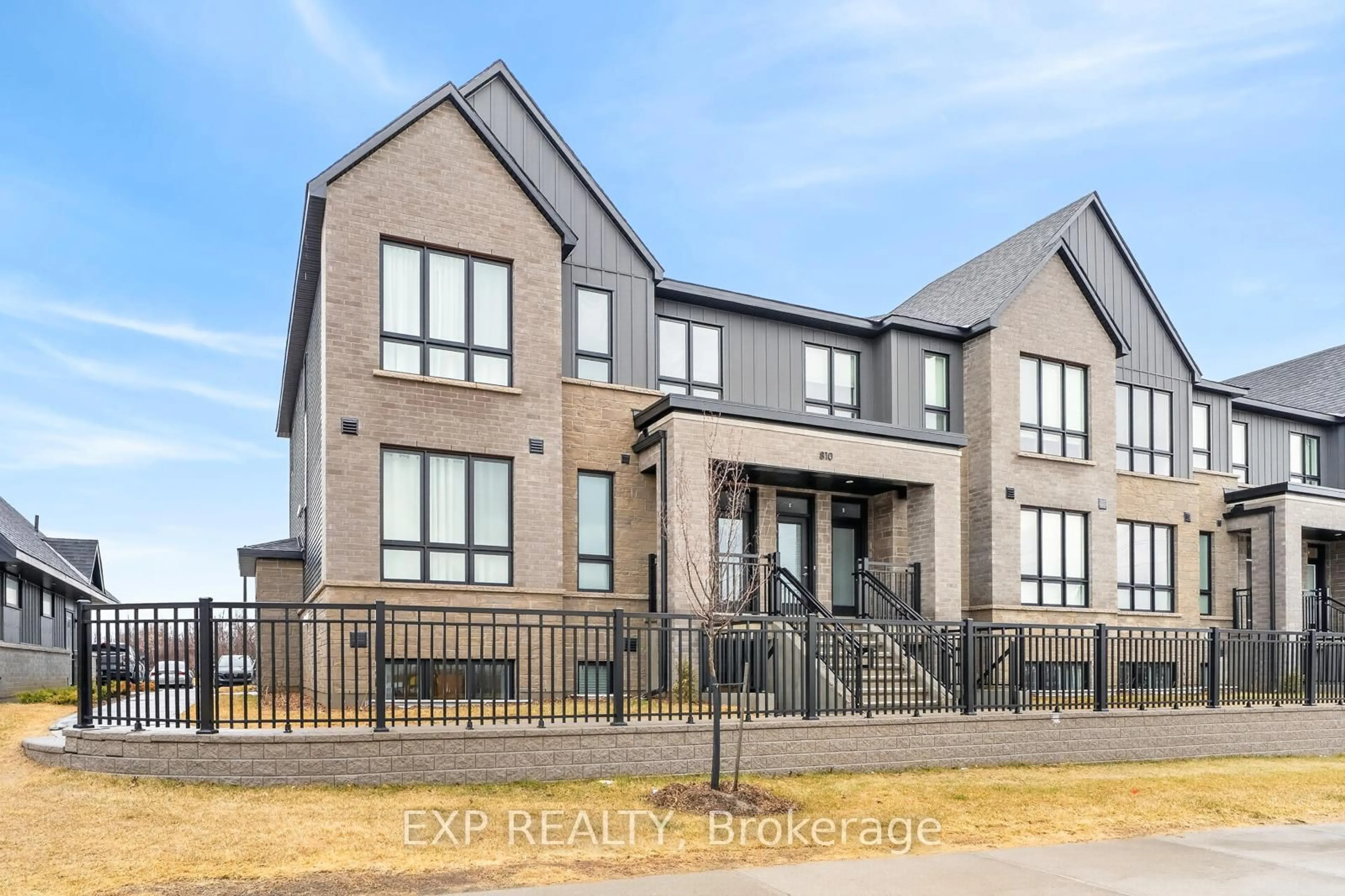 Home with brick exterior material, street for 810 Roger Griffiths Ave #D, Kanata Ontario K2S 3A9