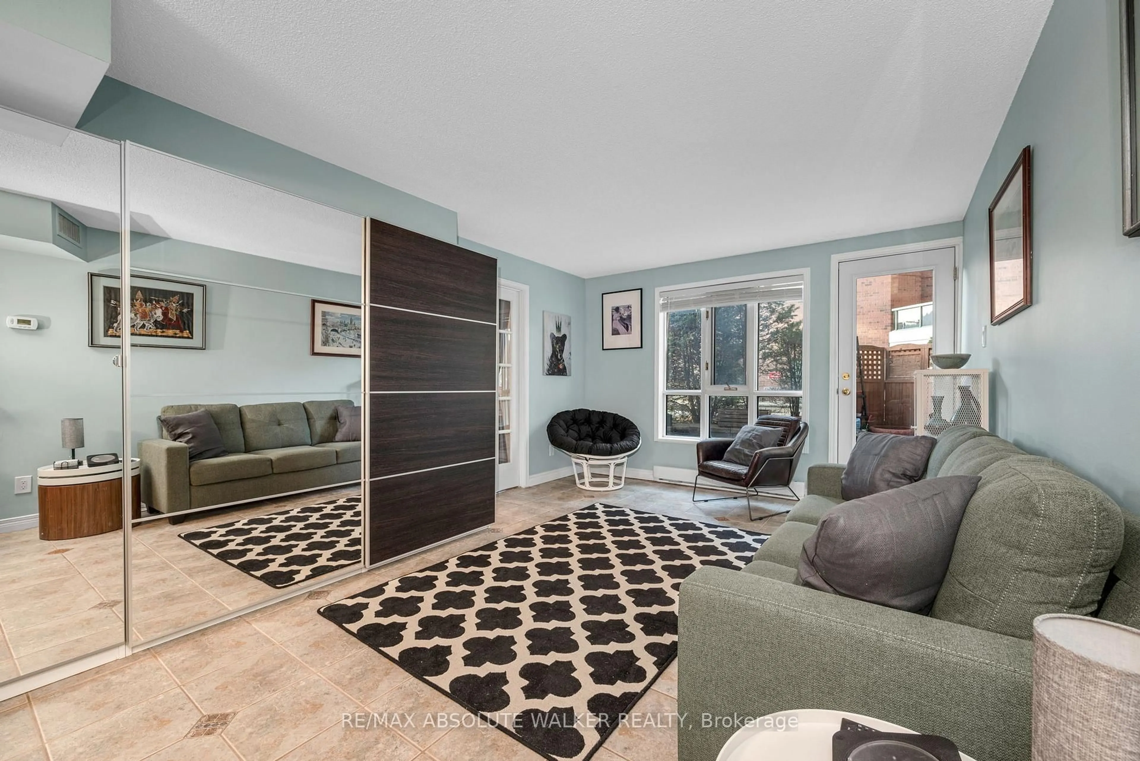 Living room with furniture, unknown for 540 Cambridge St #113, Ottawa Ontario K1S 5M7