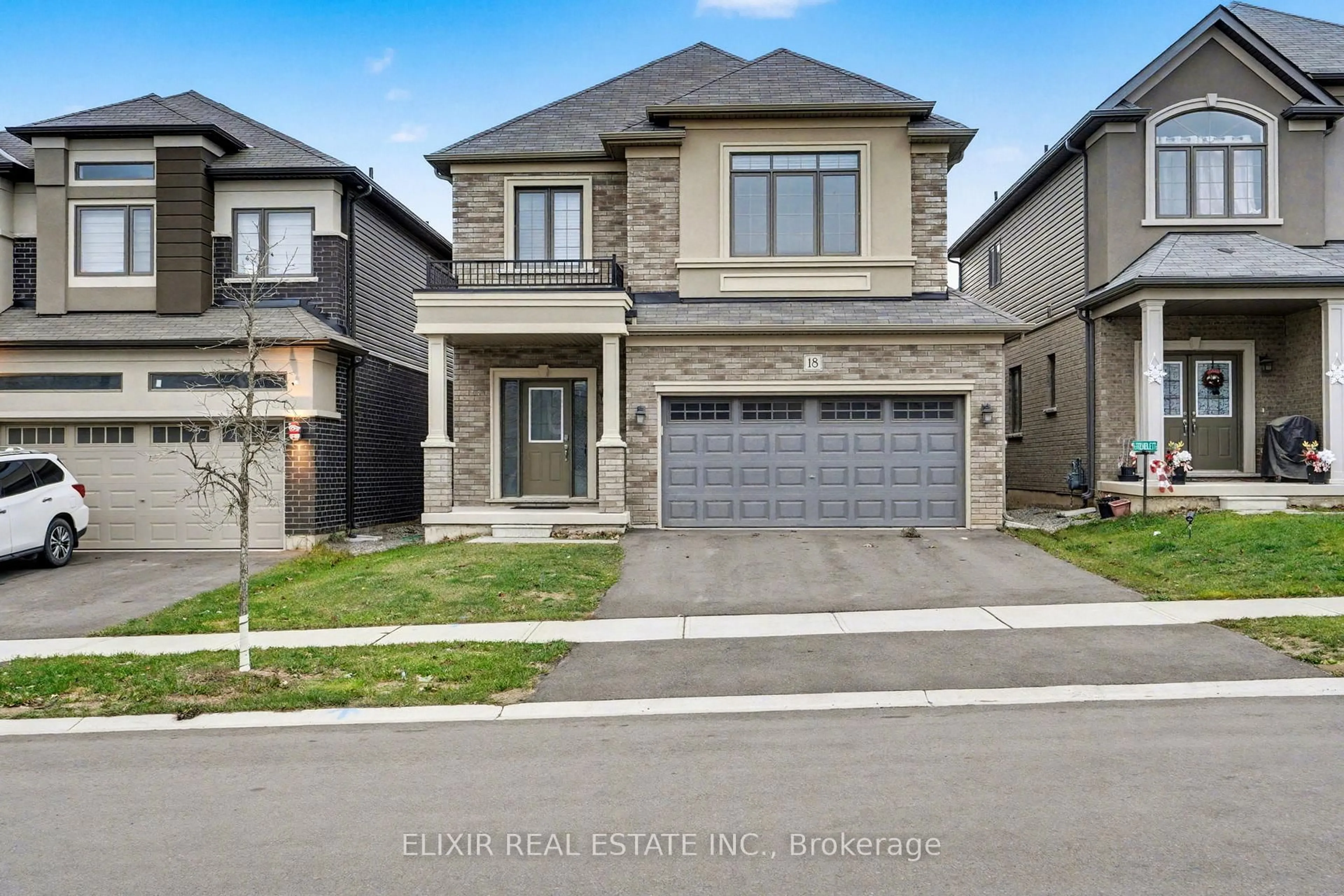 Home with brick exterior material, street for 18 Jenner Dr, Brant Ontario N3L 0L2