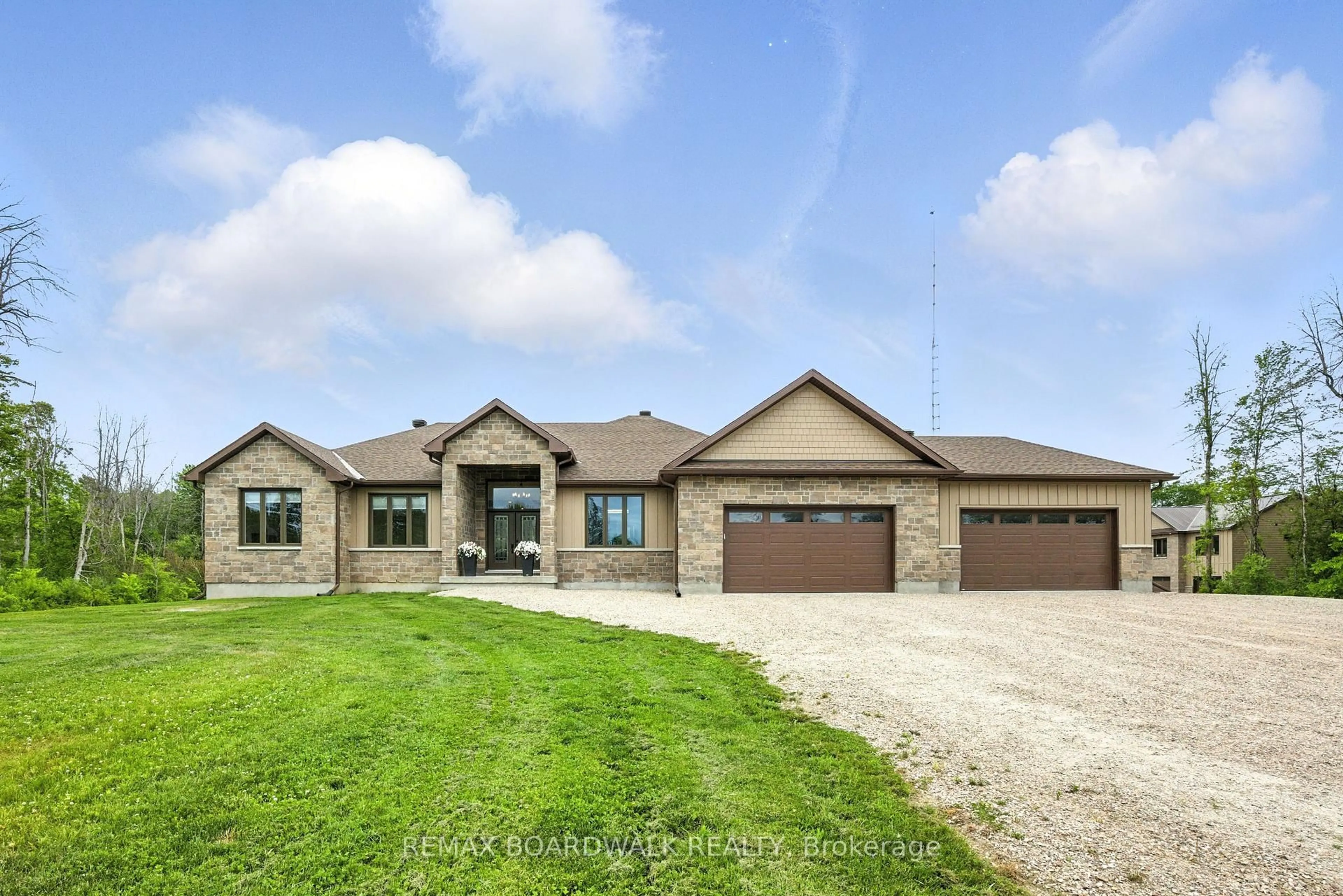 Home with brick exterior material, street for 665 Drummond 5b Concession, Perth Ontario K7H 3C8