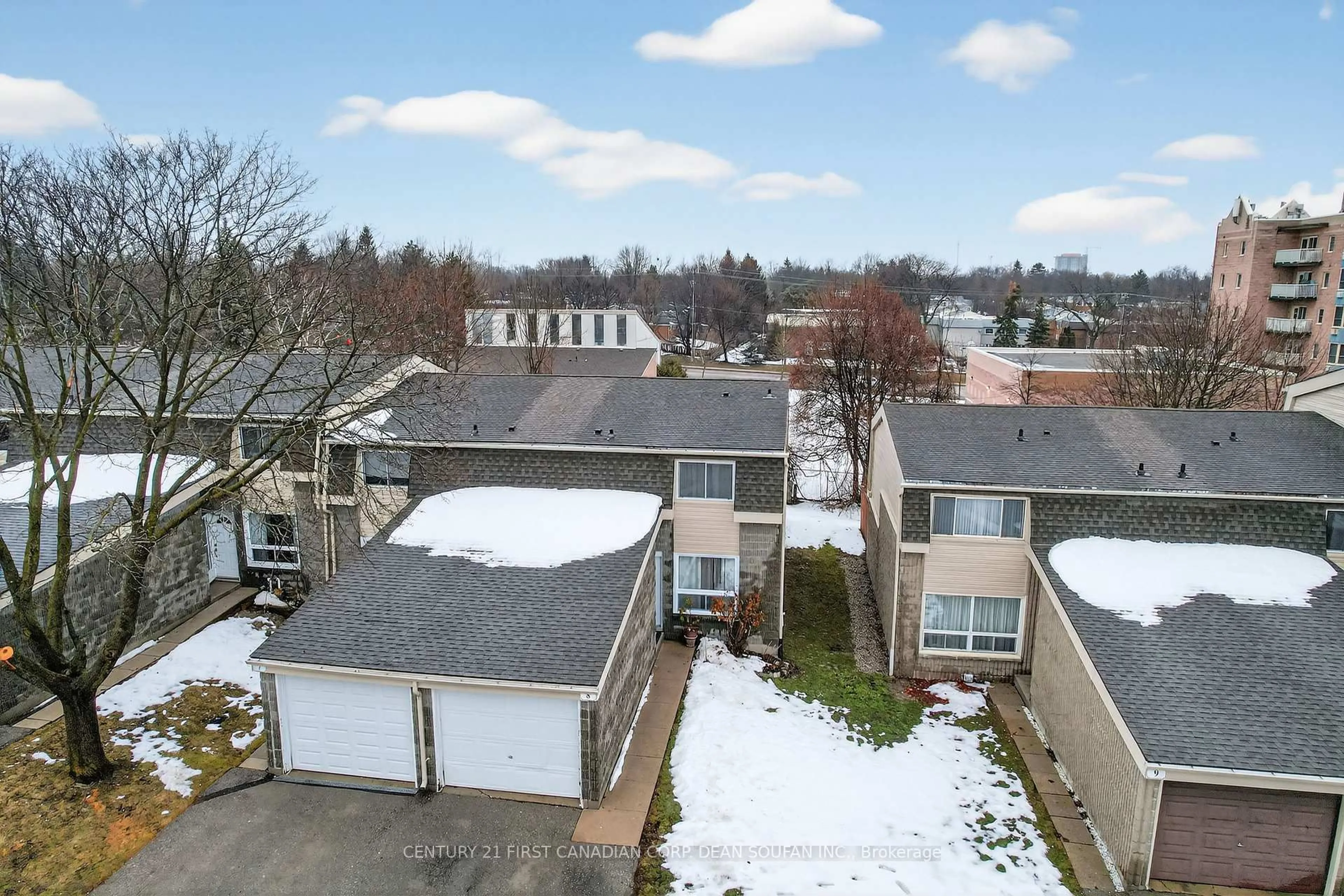 A pic from outside/outdoor area/front of a property/back of a property/a pic from drone, street for 1460 Limberlost Rd #8, London North Ontario N6G 2C6