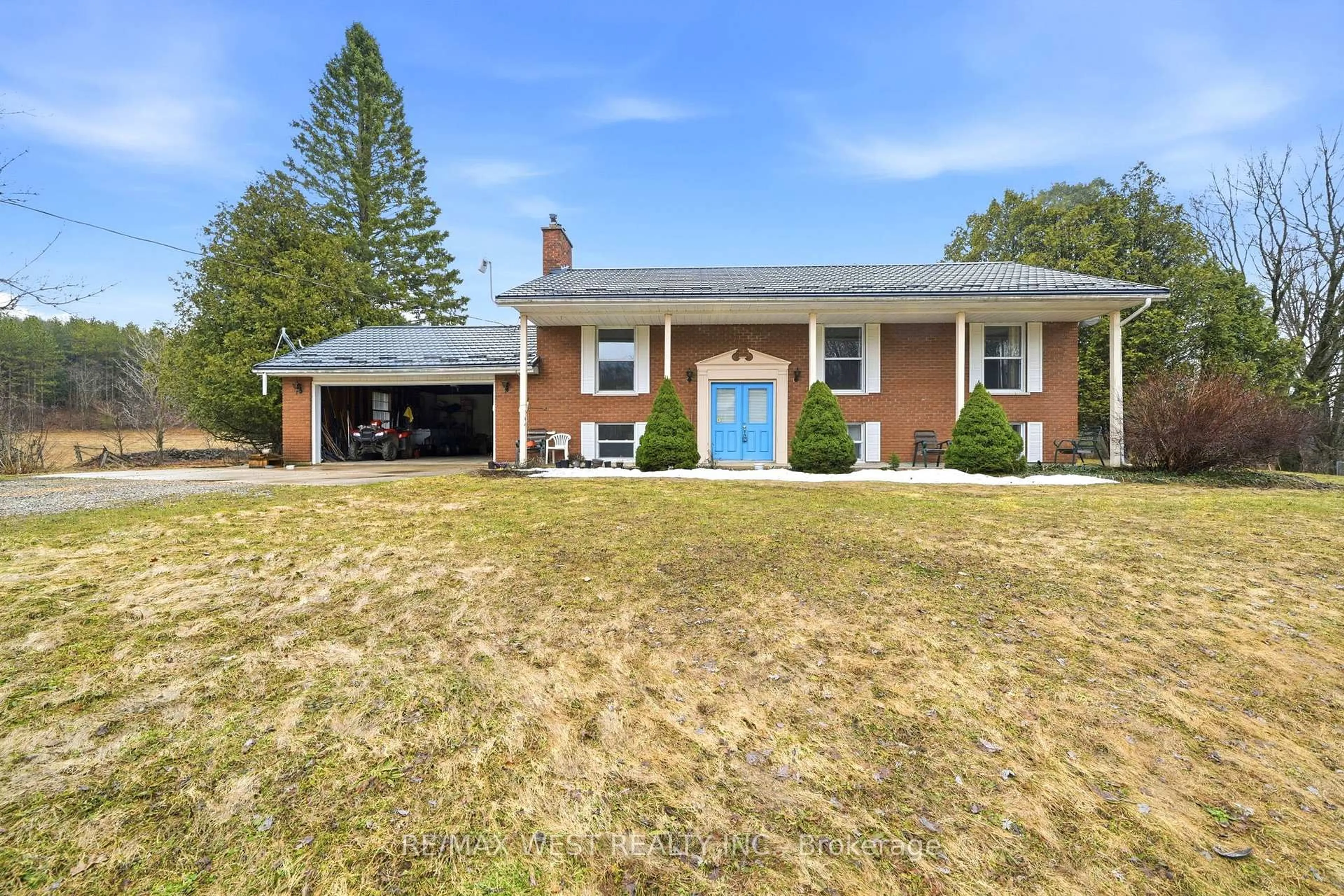 Home with brick exterior material, street for 542310 Concession 14 Rd, West Grey Ontario N0G 1R0