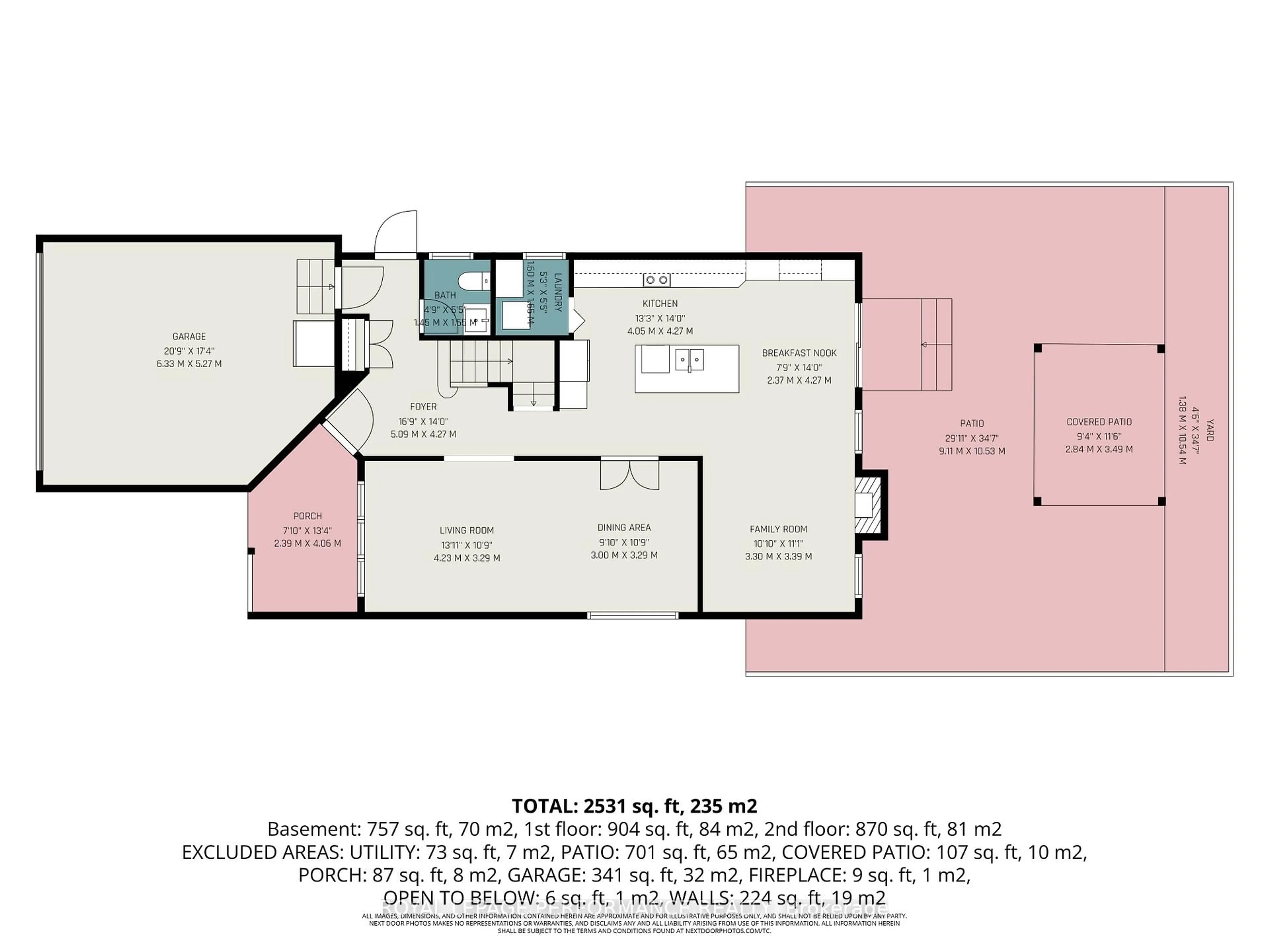 Floor plan for 1006 Sheenboro Cres, Ottawa Ontario K4A 3M8